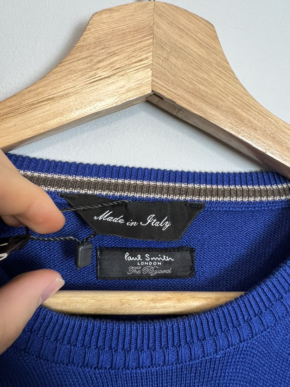 Paul Smith Deadstock Paul Smith Two Tone Knitted Sweater XXL Rare Size US XXL / EU 58 / 5 - 7 Thumbnail