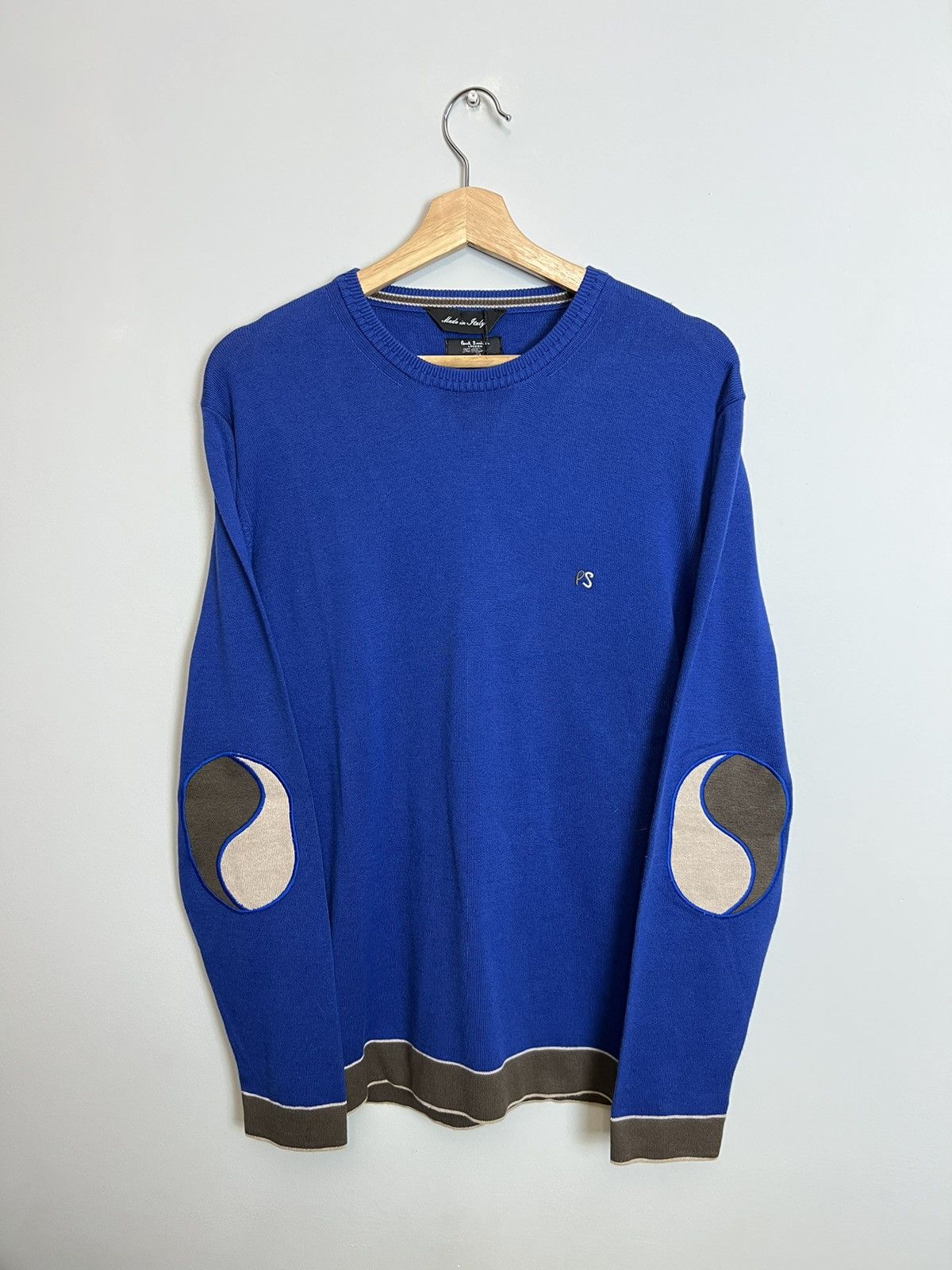 Paul Smith Deadstock Paul Smith Two Tone Knitted Sweater XXL Rare Size US XXL / EU 58 / 5 - 1 Thumbnail