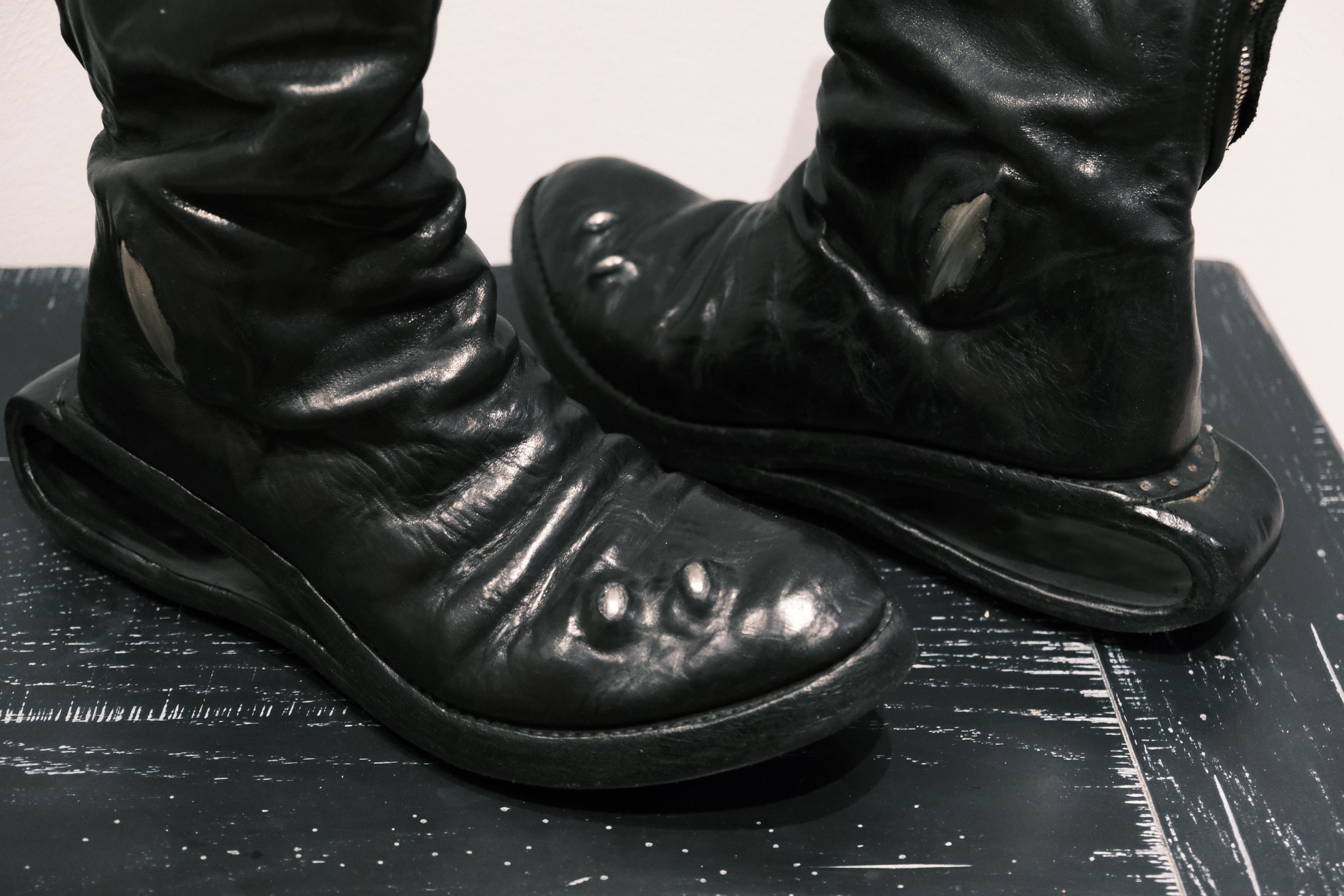 Carol Christian Poell CCP U Sole Titanium Boots | Grailed