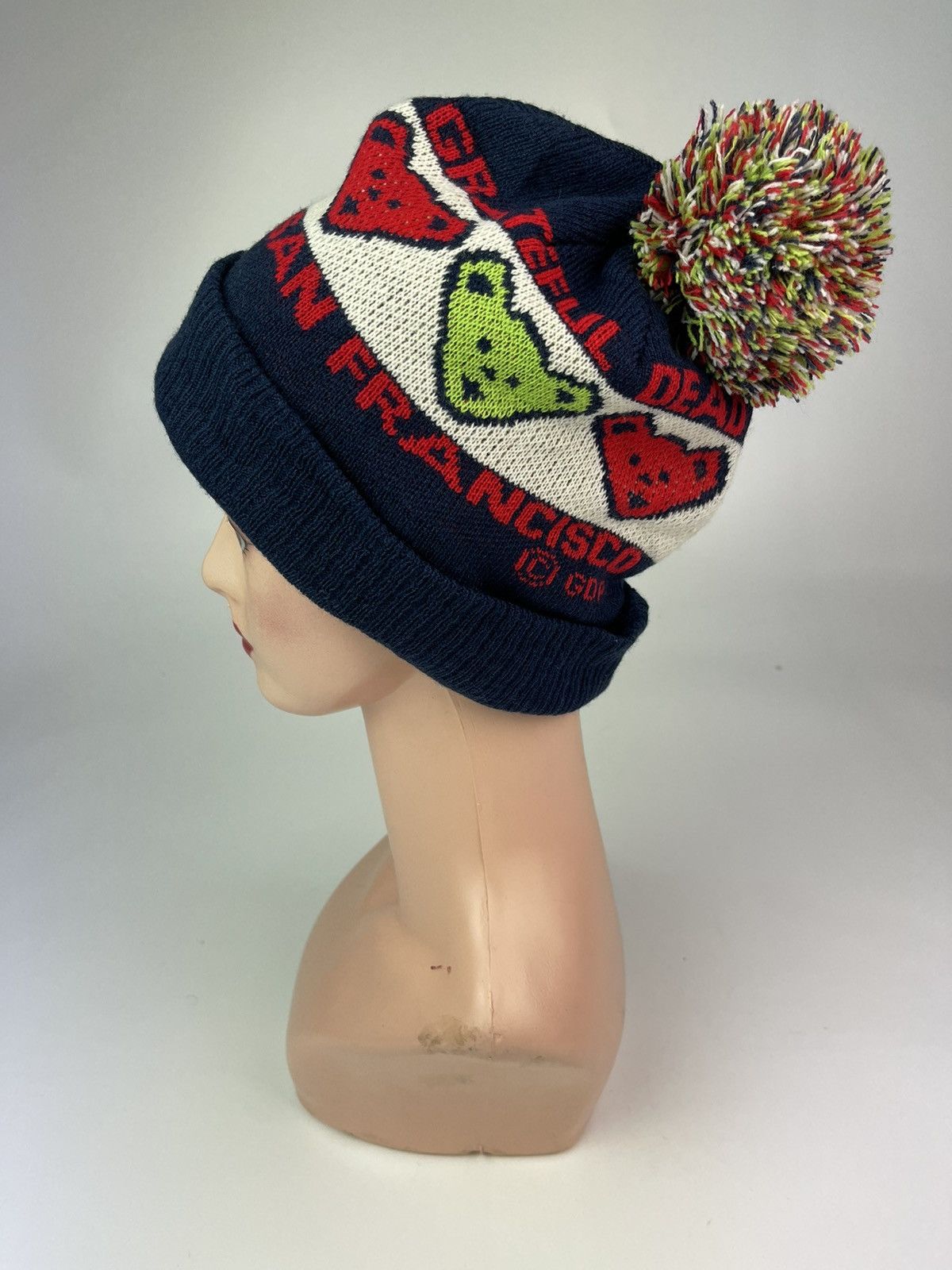 Grateful Dead Grateful Dead Beanie Hat Snow Cap Size ONE SIZE - 3 Thumbnail