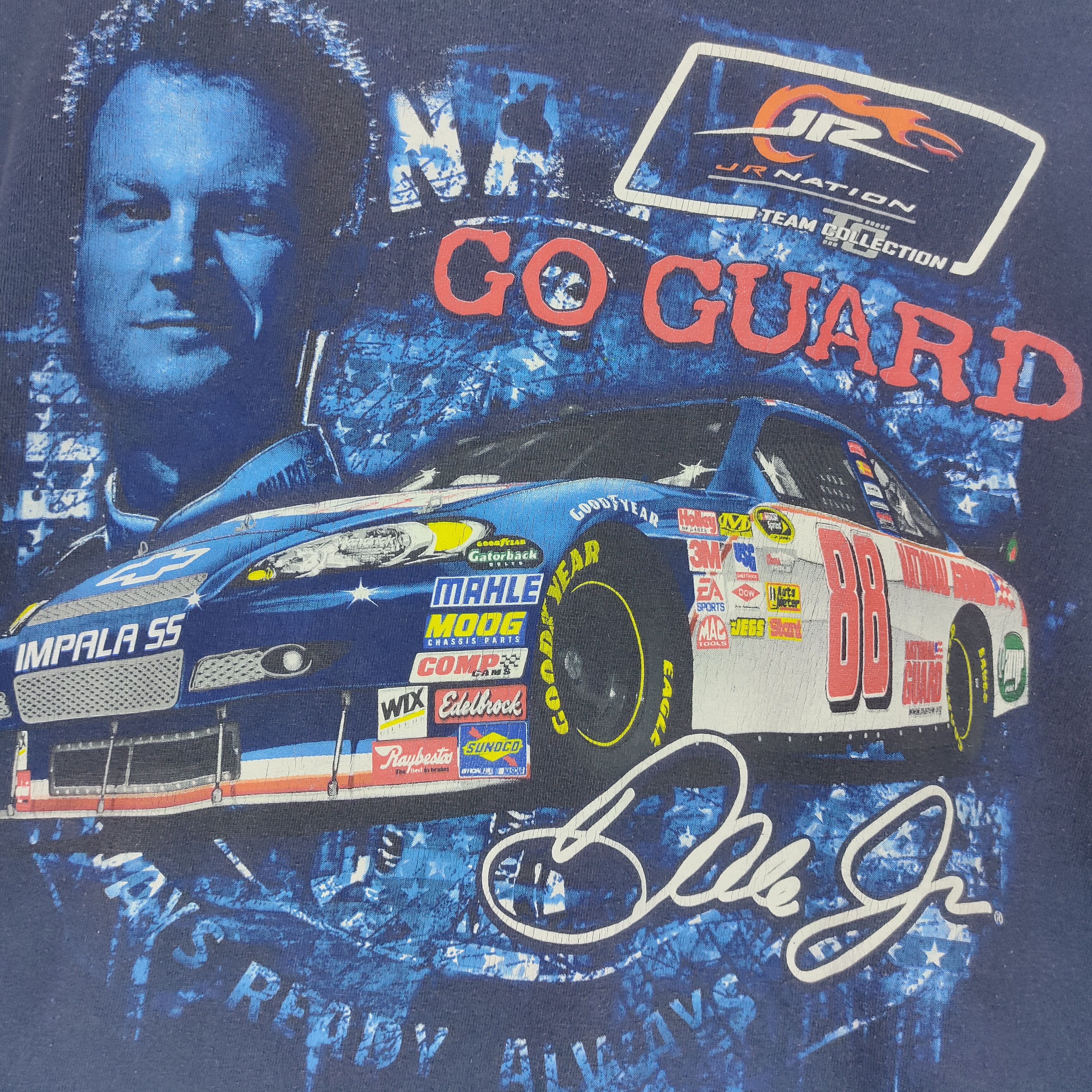 Daytona × NASCAR NASCAR DALE EARNHARDT JR Motorsport Daytona Big Print Shirt Size US XL / EU 56 / 4 - 3 Thumbnail