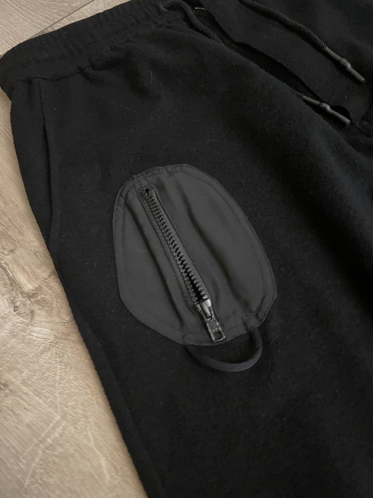 Y-3 × Yohji Yamamoto Y-3 suit band sweatshirt + wool jersey cuffed pants Size 50S - 14 Thumbnail