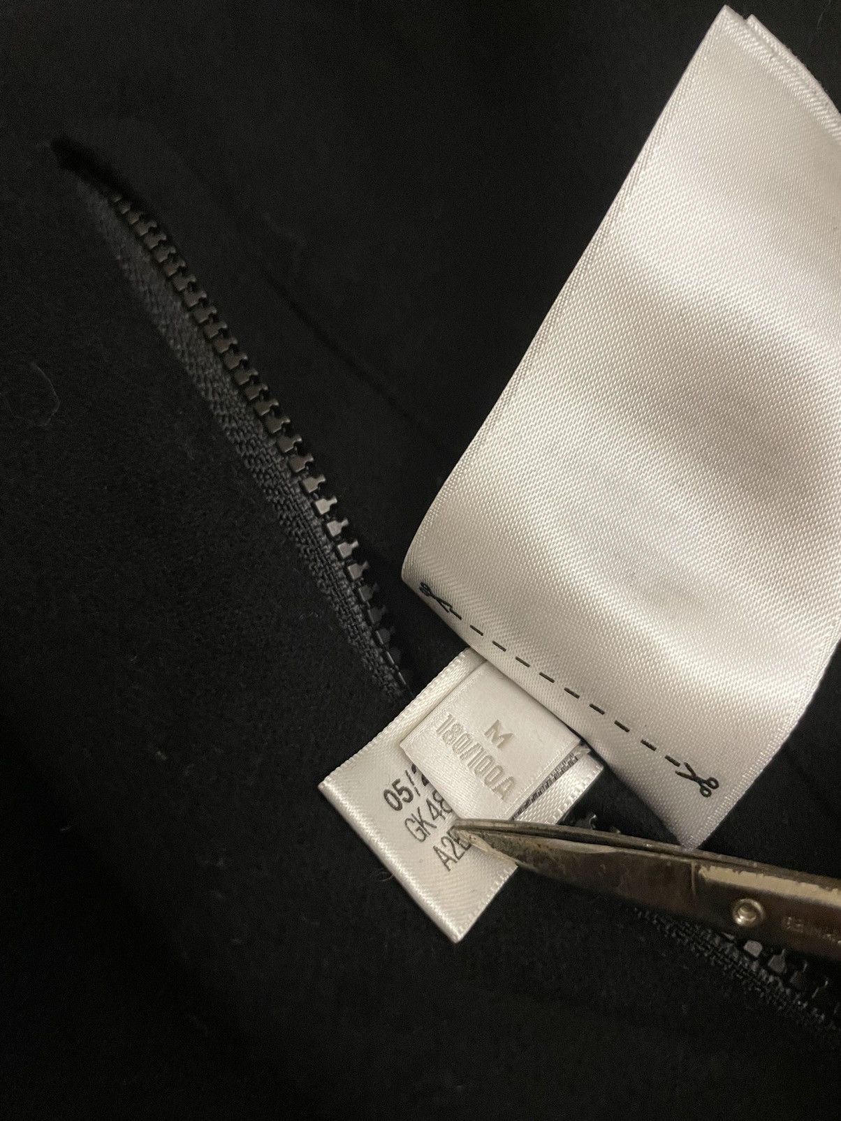 Y-3 × Yohji Yamamoto Y-3 suit band sweatshirt + wool jersey cuffed pants Size 50S - 11 Thumbnail