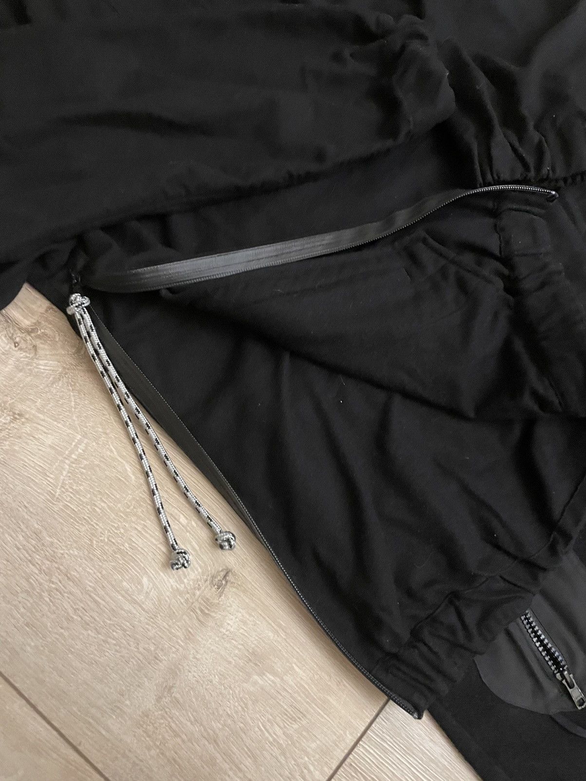 Y-3 × Yohji Yamamoto Y-3 suit band sweatshirt + wool jersey cuffed pants Size 50S - 4 Thumbnail