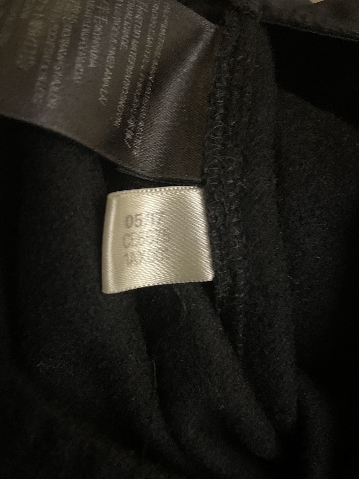 Y-3 × Yohji Yamamoto Y-3 suit band sweatshirt + wool jersey cuffed pants Size 50S - 20 Thumbnail
