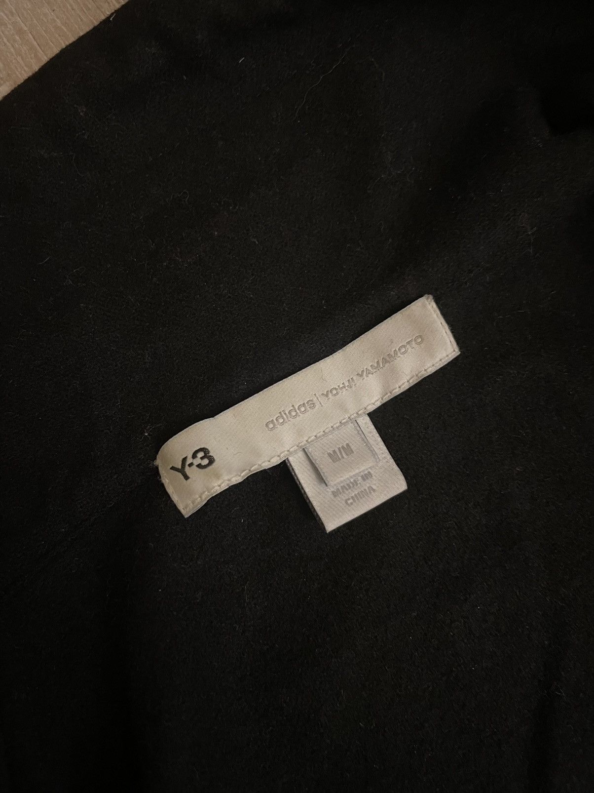 Y-3 × Yohji Yamamoto Y-3 suit band sweatshirt + wool jersey cuffed pants Size 50S - 6 Thumbnail