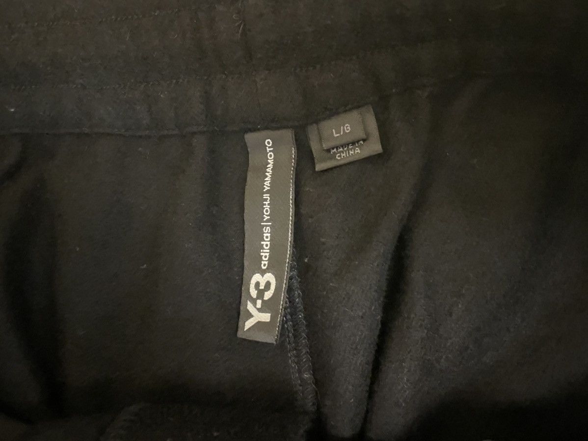 Y-3 × Yohji Yamamoto Y-3 suit band sweatshirt + wool jersey cuffed pants Size 50S - 17 Thumbnail