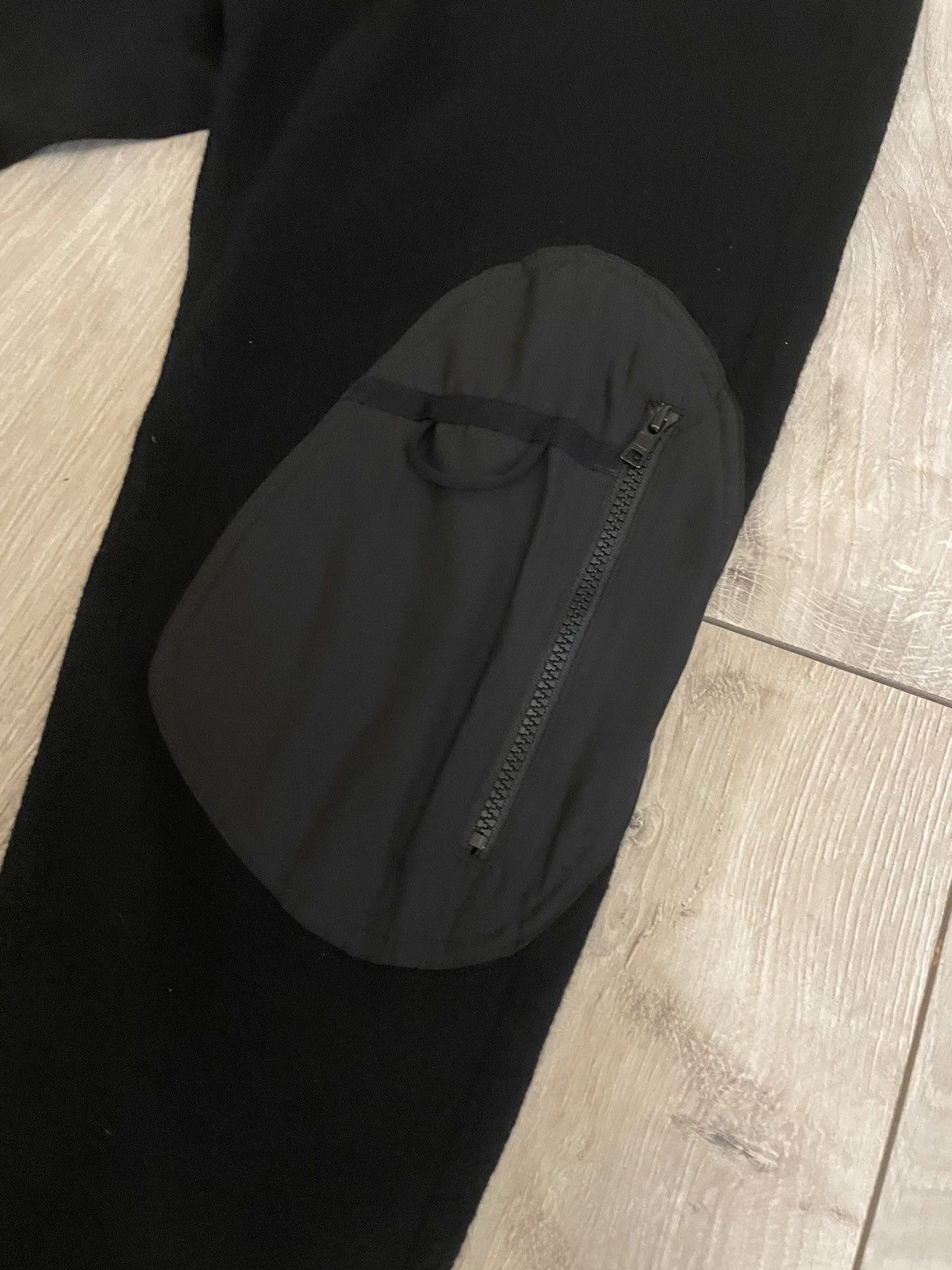Y-3 × Yohji Yamamoto Y-3 suit band sweatshirt + wool jersey cuffed pants Size 50S - 13 Thumbnail