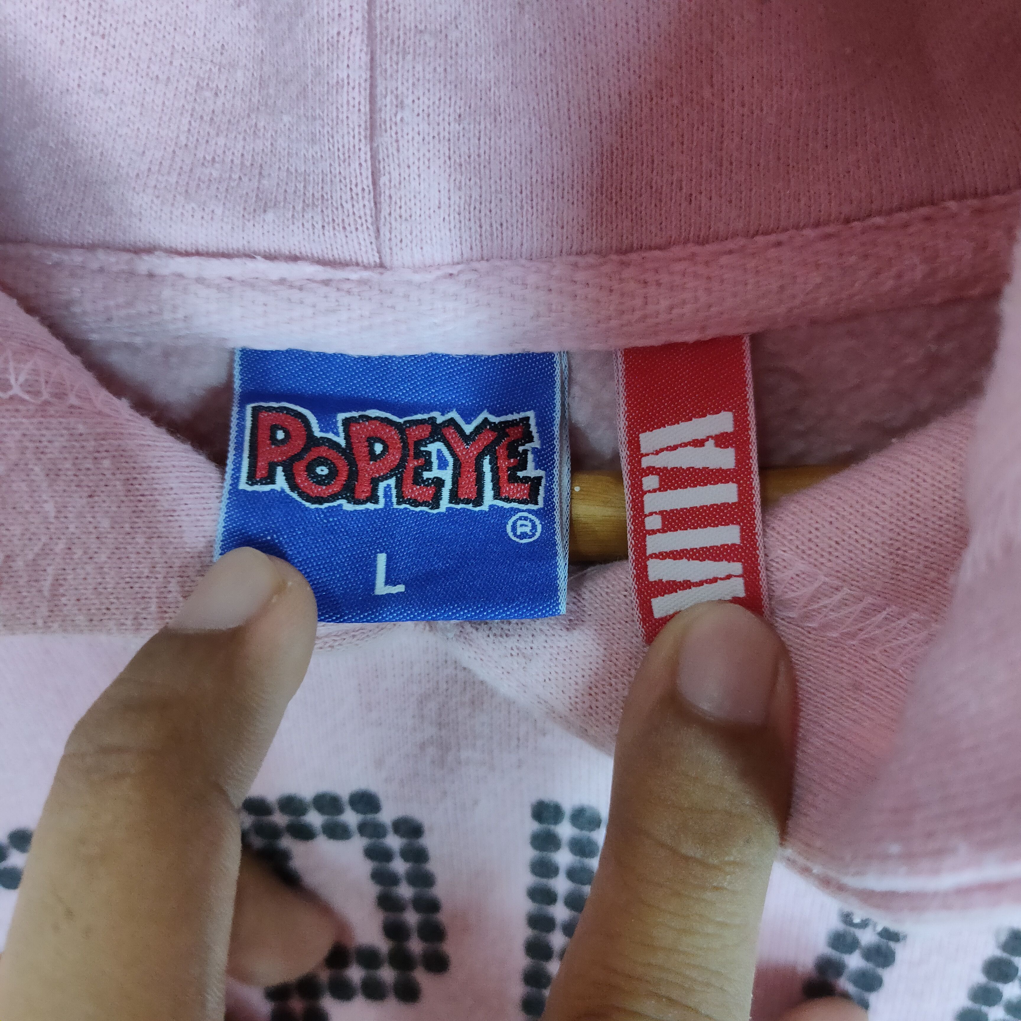 Cartoon Network POPEYE THE SAILORMAN Big Logo Cartoon L Size Hoodie Size US L / EU 52-54 / 3 - 5 Thumbnail