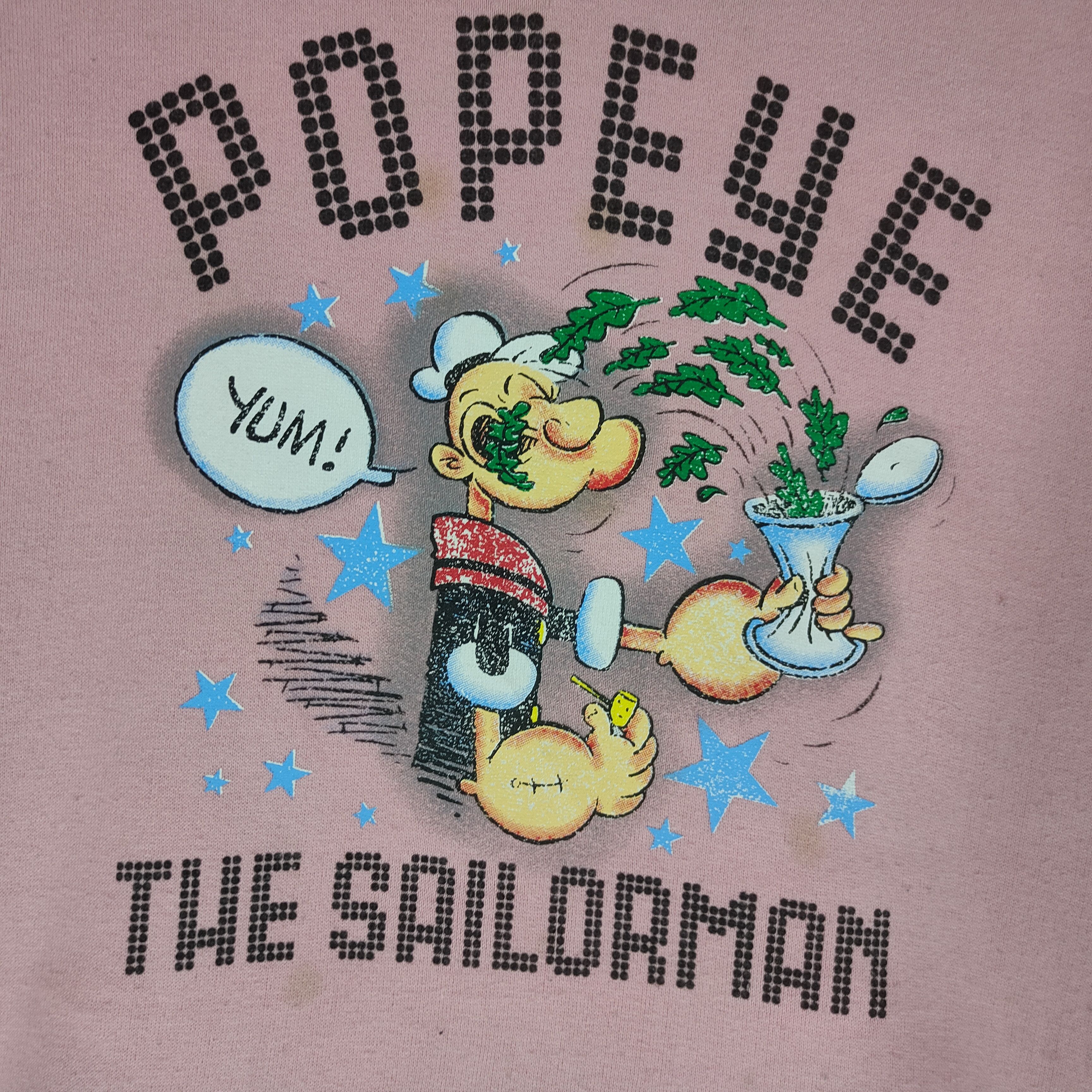Cartoon Network POPEYE THE SAILORMAN Big Logo Cartoon L Size Hoodie Size US L / EU 52-54 / 3 - 2 Thumbnail