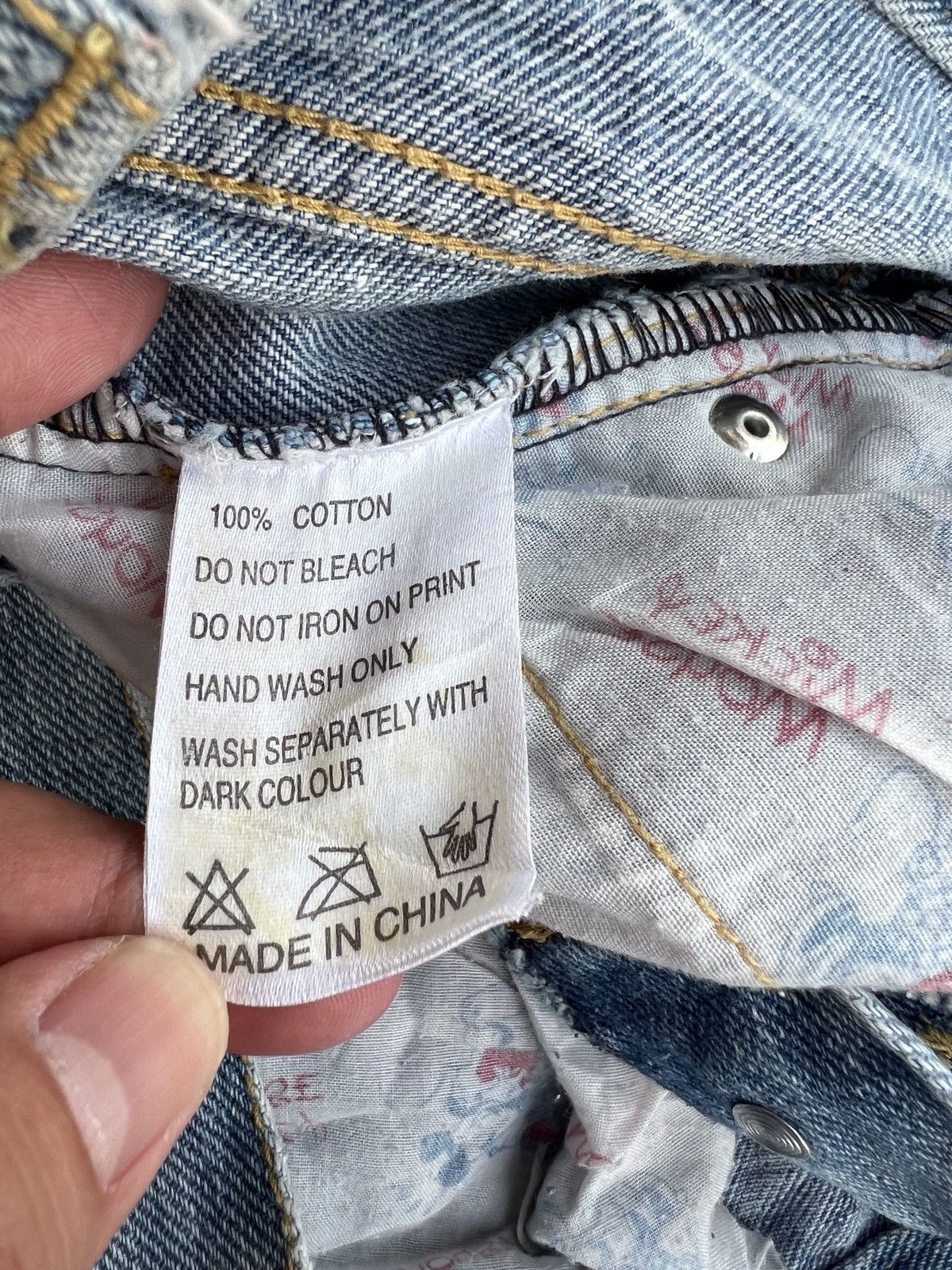Vintage Vintage Distressed Mickey Jeans Size US 28 / EU 44 - 16 Thumbnail