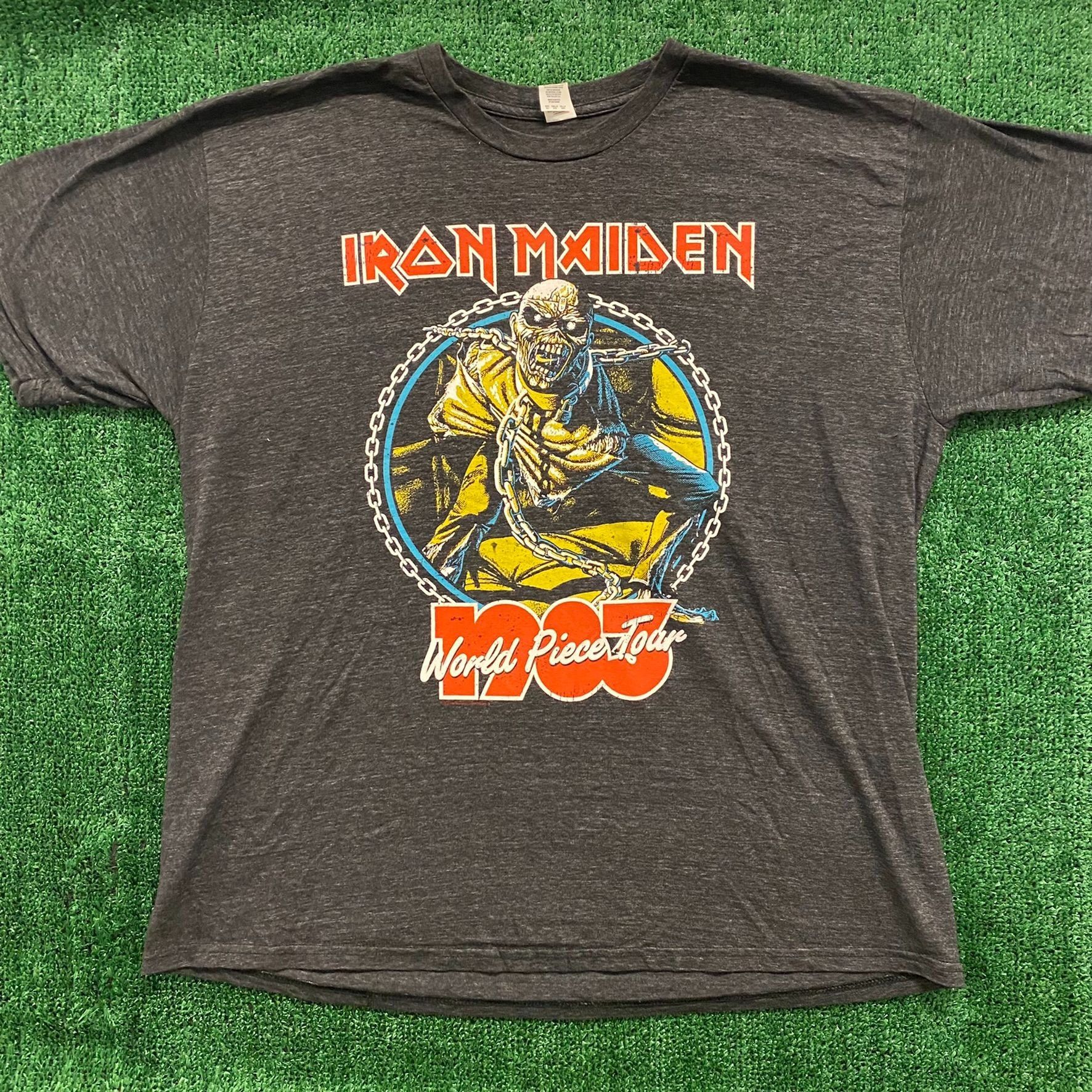 Band Tees Iron Maiden Vintage Metal Band T-Shirt Size US XL / EU 56 / 4 - 1 Thumbnail