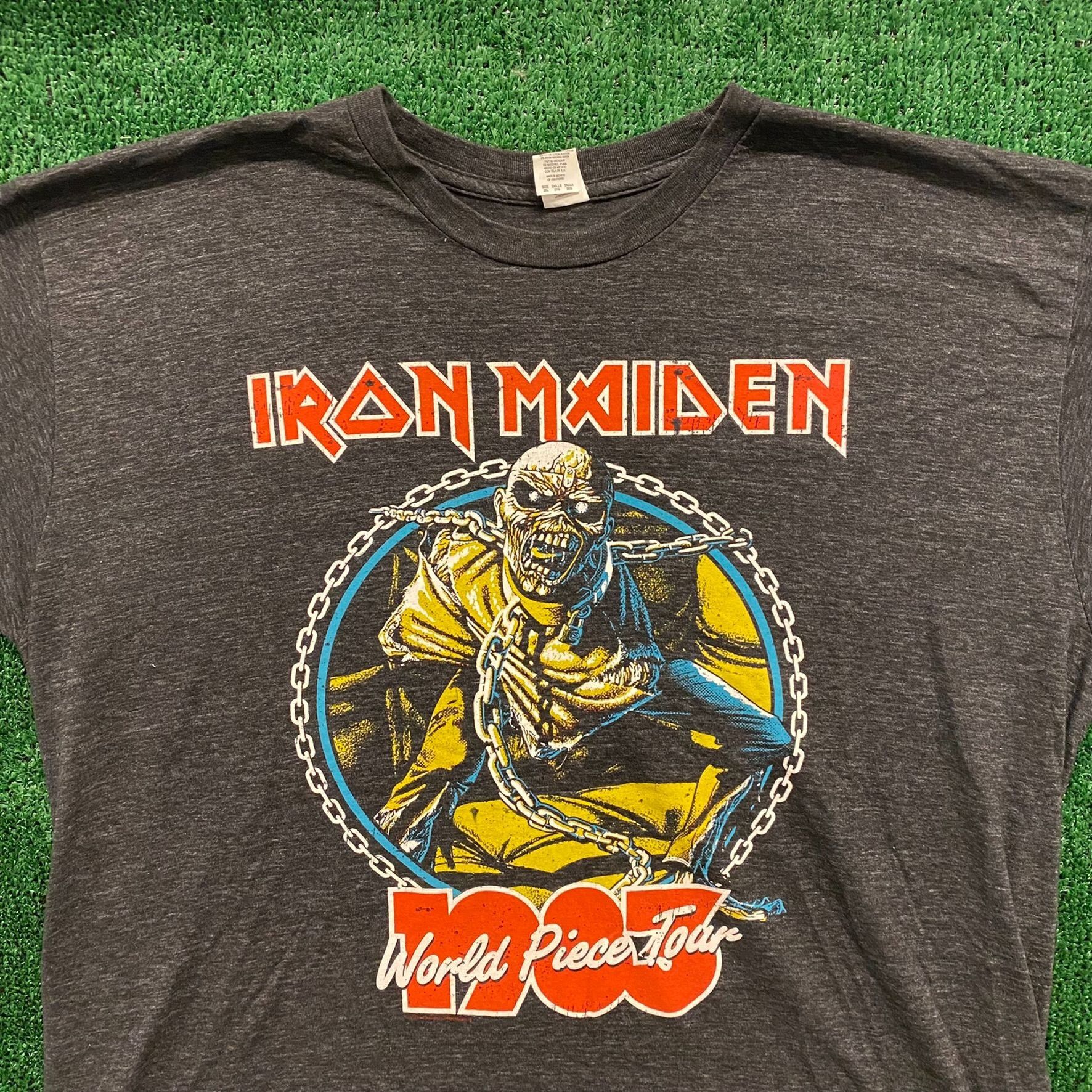 Band Tees Iron Maiden Vintage Metal Band T-Shirt Size US XL / EU 56 / 4 - 2 Thumbnail