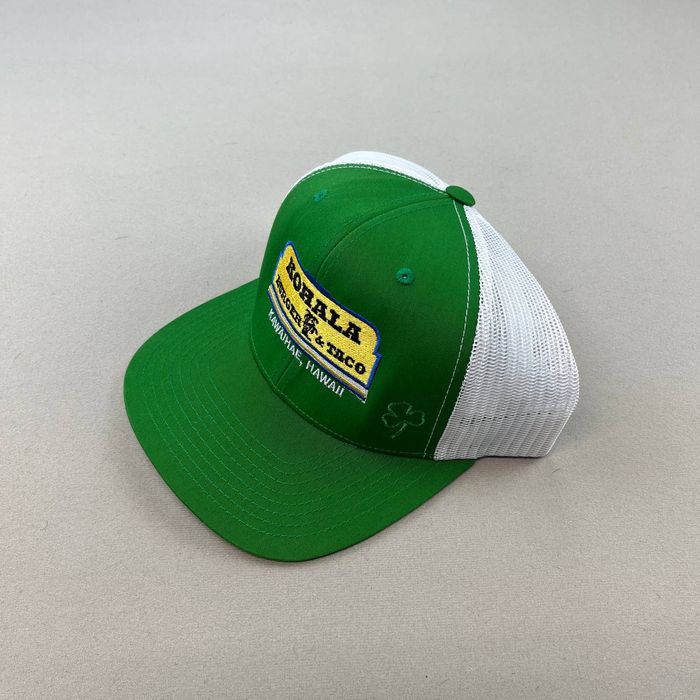 Lids Hawaii Kohala Burger Snapback Hat Trucker Green White Island Grailed