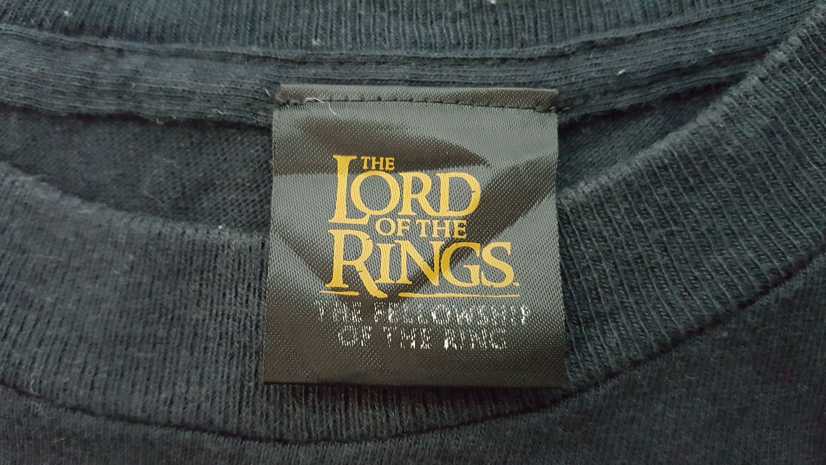 Vintage 🔥 LORD OF THE RINGS THE FELLOWSHIP OF THE RING PROMO TEE Size US L / EU 52-54 / 3 - 11 Thumbnail