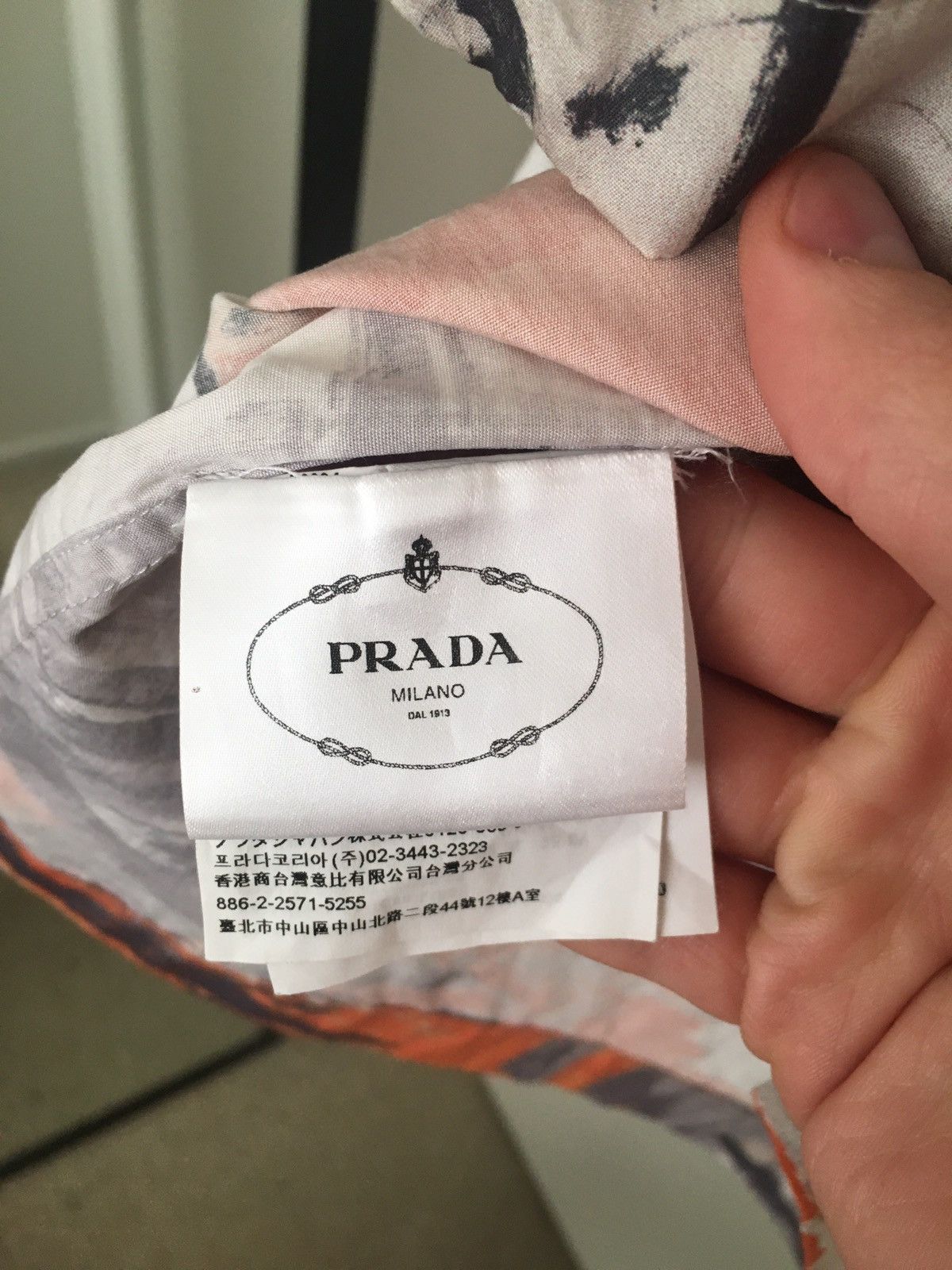 Prada Prada Camp Collar Painted Shirt Size US S / EU 44-46 / 1 - 4 Thumbnail