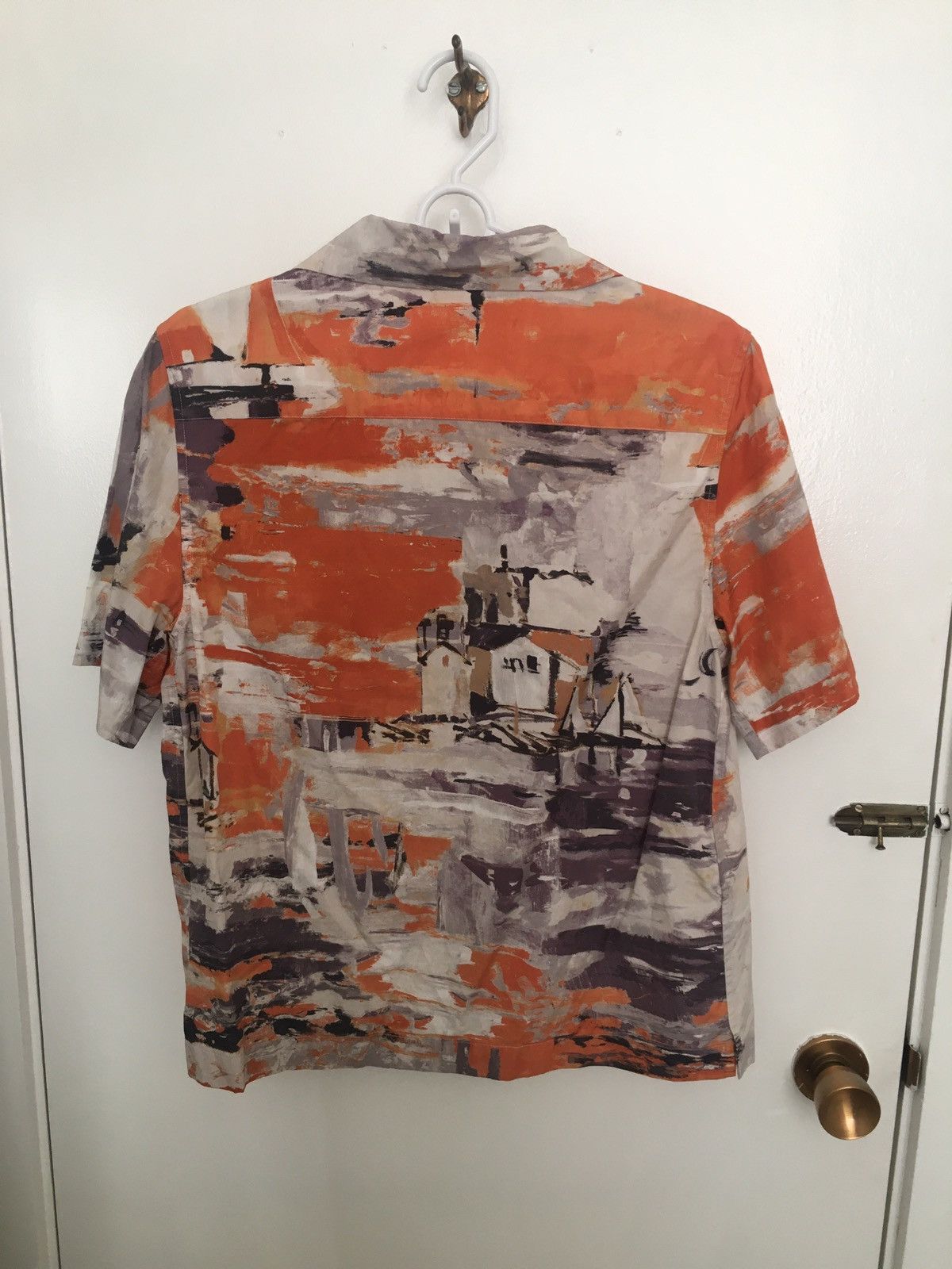 Prada Prada Camp Collar Painted Shirt Size US S / EU 44-46 / 1 - 2 Thumbnail