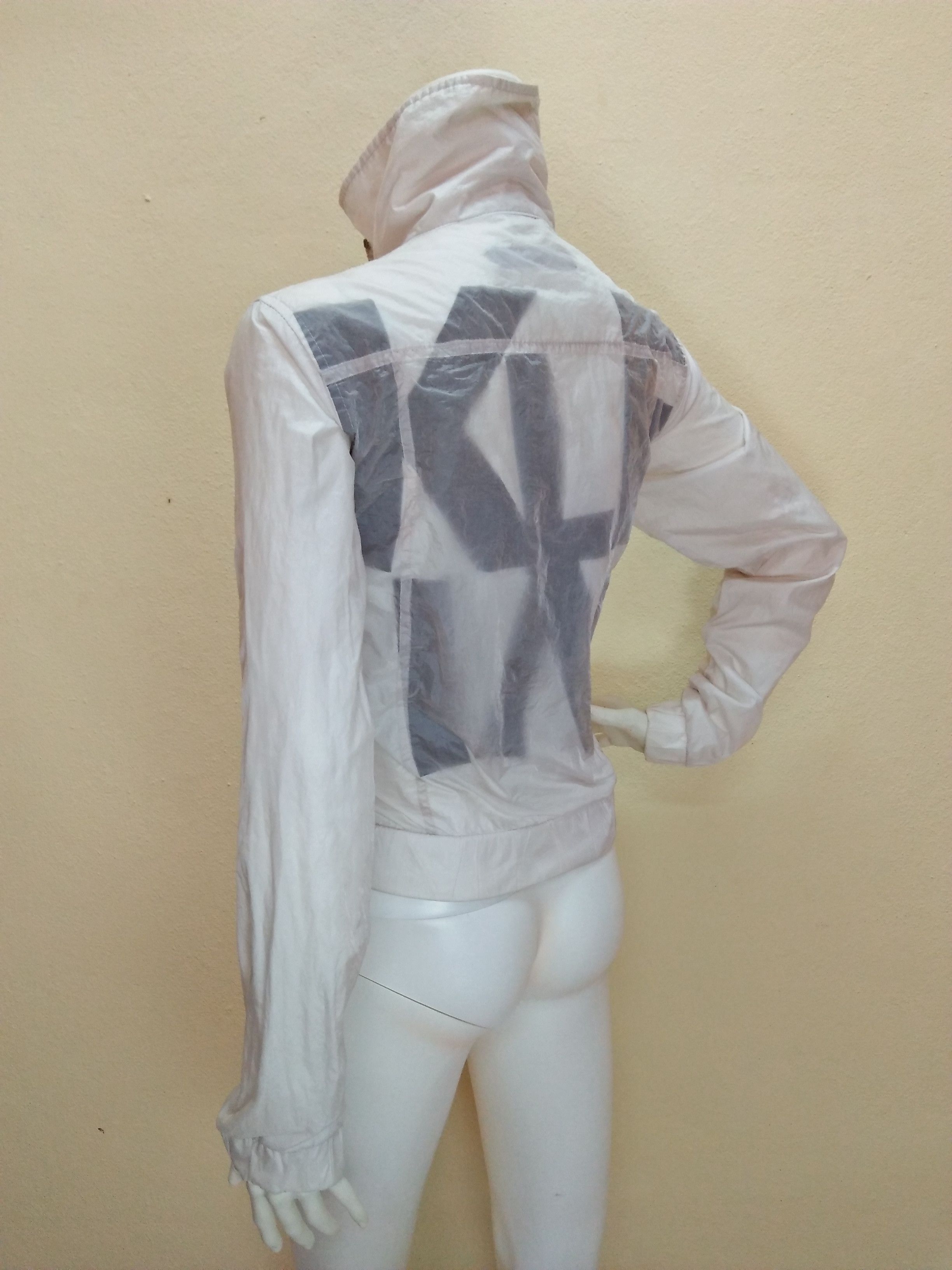 Calvin Klein CALVIN KLIEN JEANS Transparent Big Logo Windbreaker Jacket. Size S / US 4 / IT 40 - 11 Thumbnail