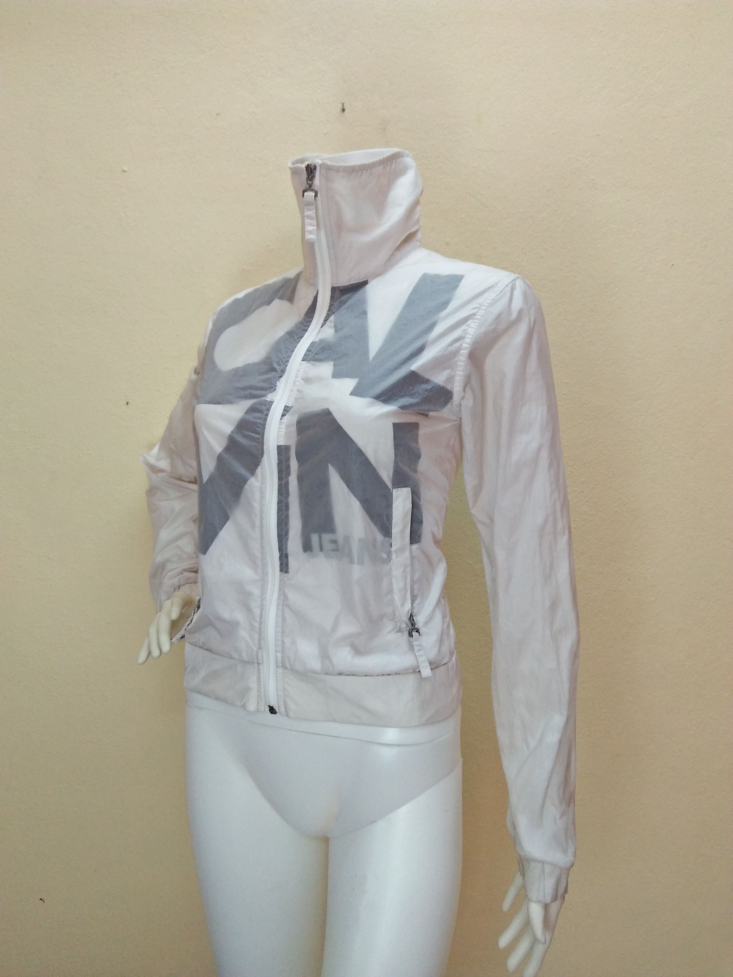 Calvin Klein CALVIN KLIEN JEANS Transparent Big Logo Windbreaker Jacket. Size S / US 4 / IT 40 - 10 Thumbnail