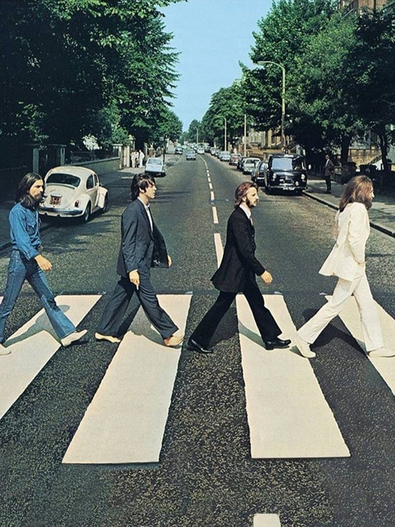 Apple × Band Tees THE BEATLES Abbey Road 2010 Apple Big Graphic Gray Tee Size US L / EU 52-54 / 3 - 1 Thumbnail
