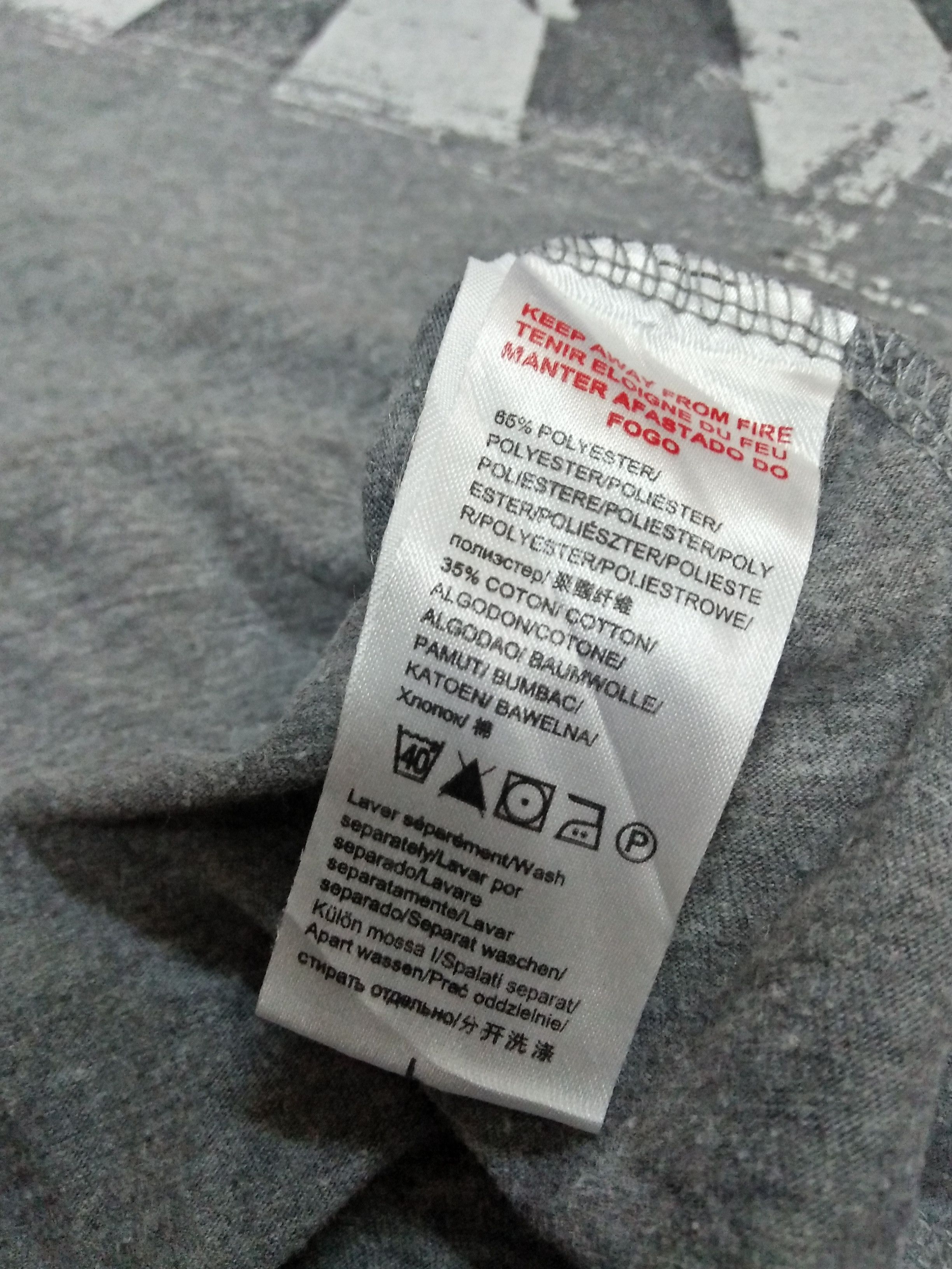 Apple × Band Tees THE BEATLES Abbey Road 2010 Apple Big Graphic Gray Tee Size US L / EU 52-54 / 3 - 4 Thumbnail