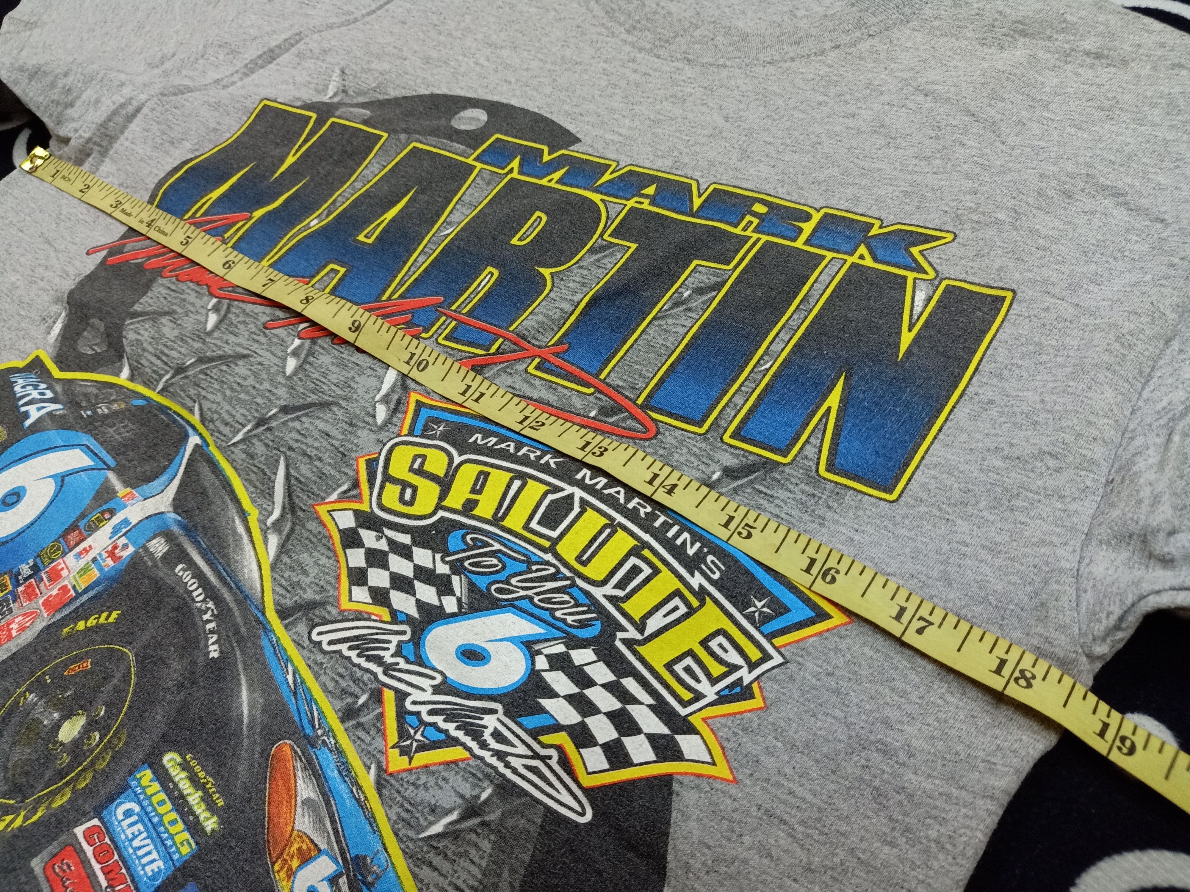 NASCAR × Vintage M&O X NASCAR MARK MARTIN Viagra Racing Team Big Logo Tee Size US M / EU 48-50 / 2 - 8 Thumbnail