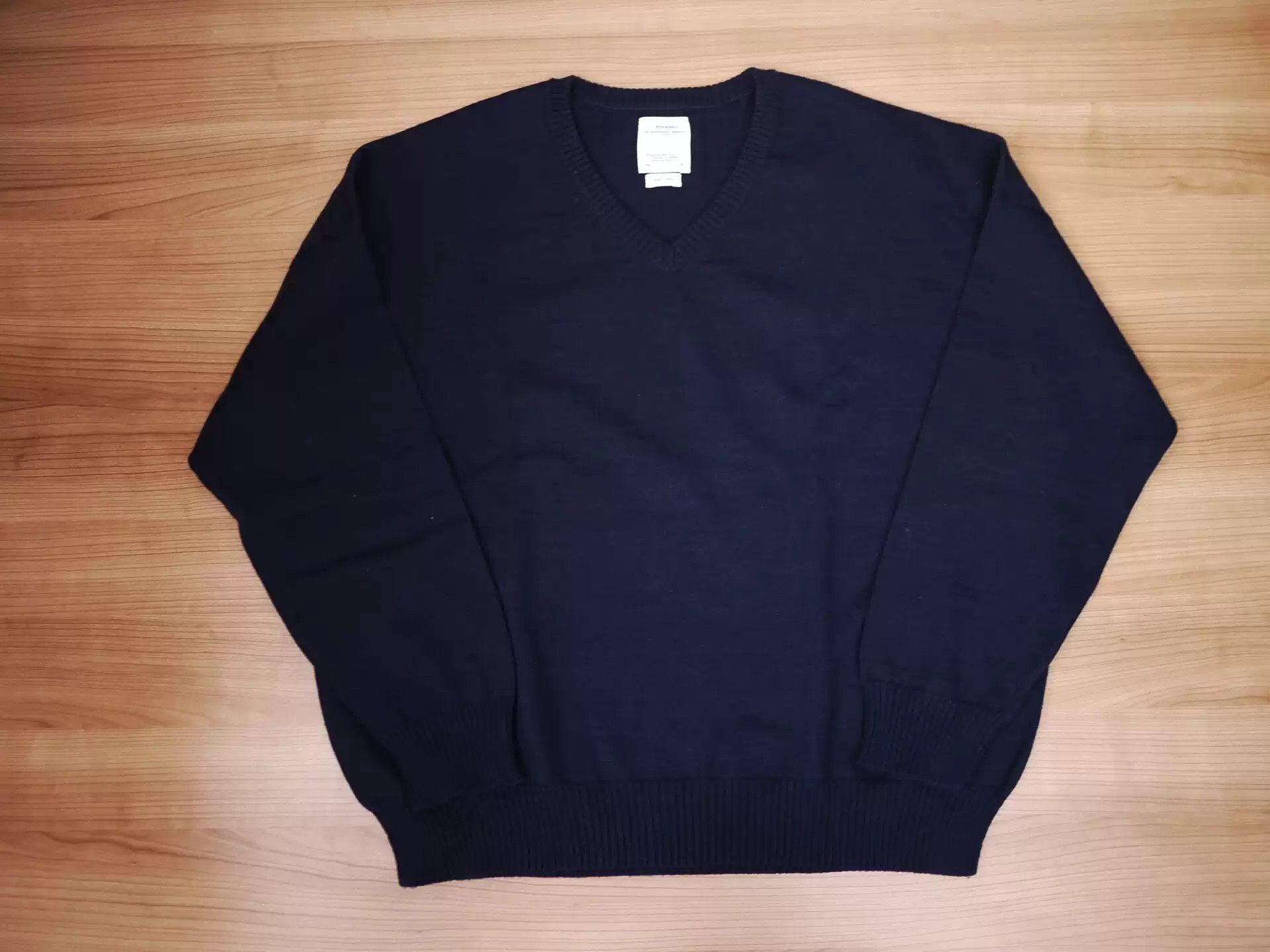 トップス visvim ICT AMPLUS V-NECK L/S INDIGO Visvim VISVIM ICT AMPLUS V-NECK L/S INDIGO INDIGO CAMPING