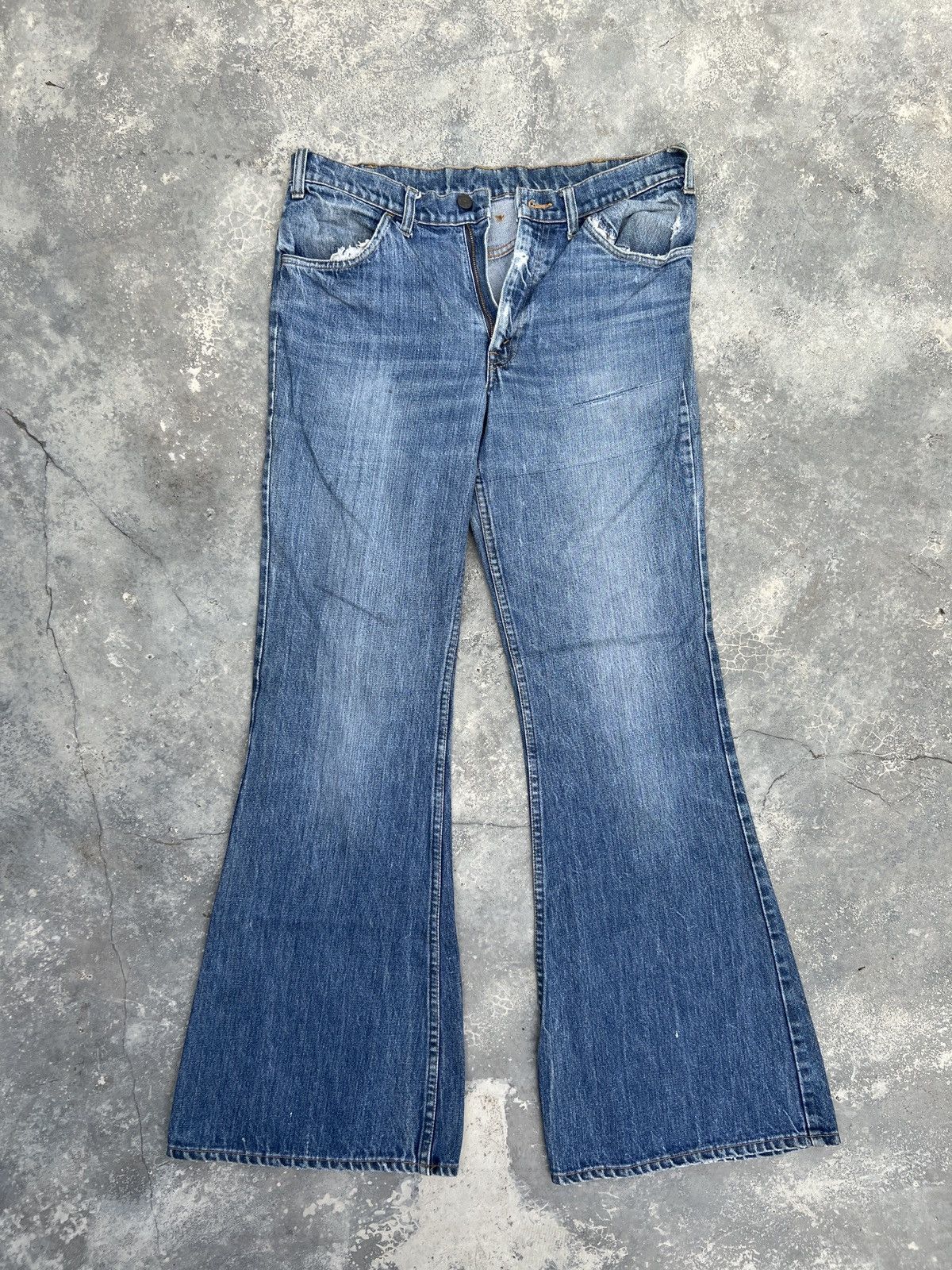 Vintage Vintage Levi’s Bell Bottom 684 Orange Tab Jeans 70s | Grailed