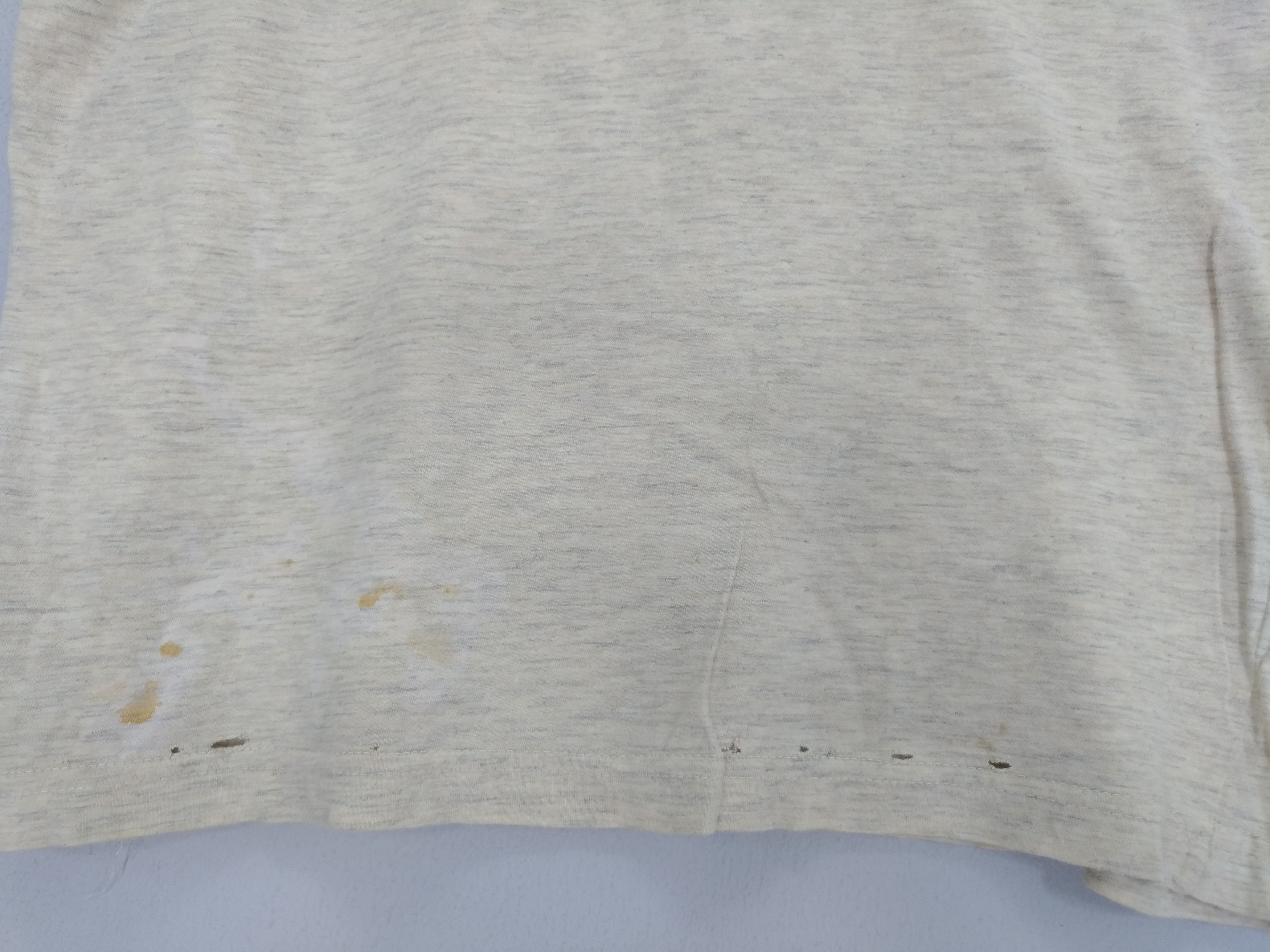 Yves Saint Laurent Heavy used YSL YvesSaintLaurent T-shirt Ringer Roundneck Size US M / EU 48-50 / 2 - 8 Thumbnail