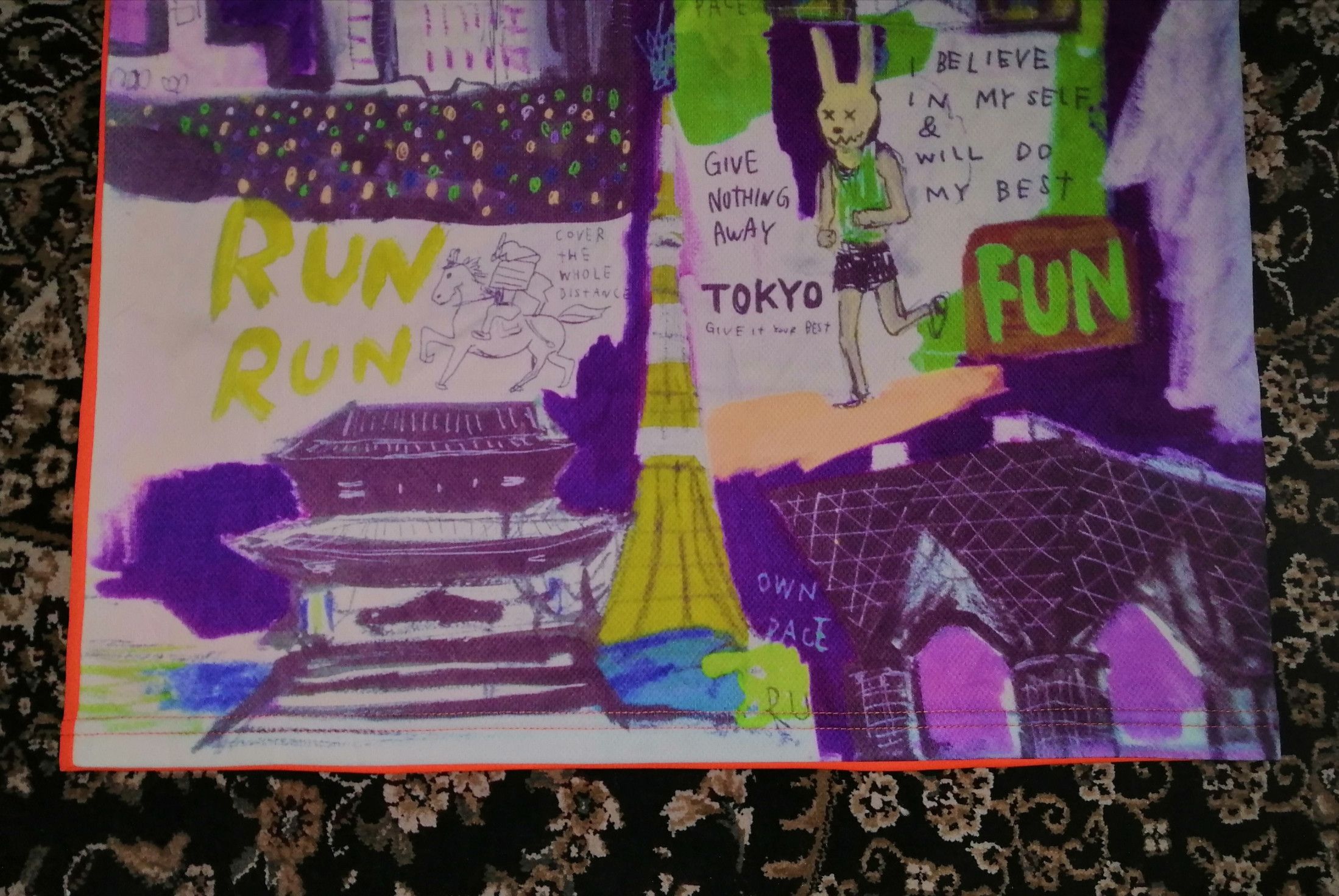 Asics AWESOME GRAPHIC DESIGN ASICS JERSEY TOKYO MARATHON 15 Size US L / EU 52-54 / 3 - 3 Thumbnail