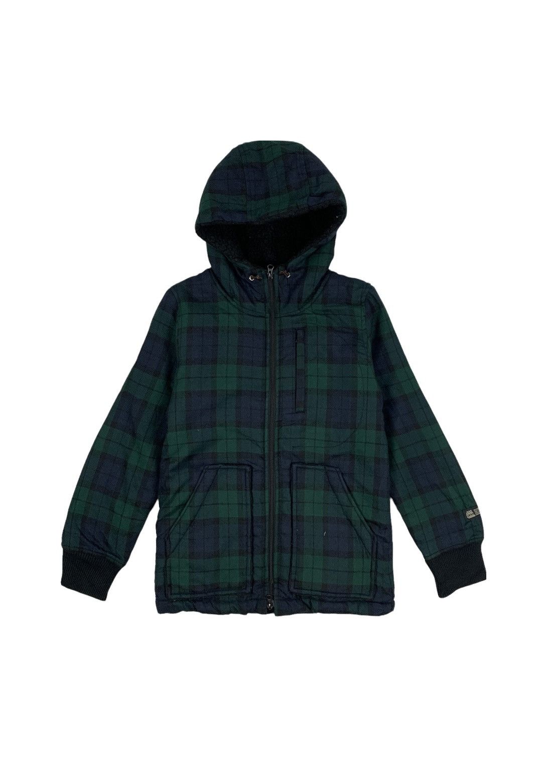 Japanese Brand Vintage Japanese Brand Plaid Sherpa Zipper Jacket Size US S / EU 44-46 / 1 - 1 Thumbnail