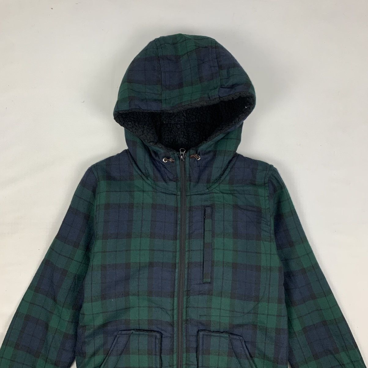 Japanese Brand Vintage Japanese Brand Plaid Sherpa Zipper Jacket Size US S / EU 44-46 / 1 - 4 Thumbnail