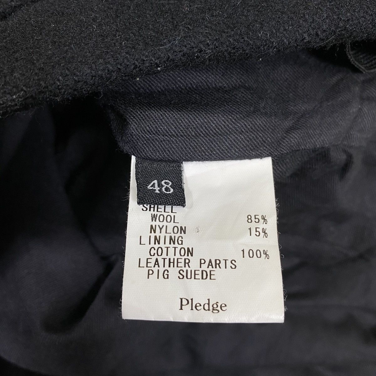 Pledge PLEDGE Japanese Brand Wool Workwear Design Hoodie Jacket Size US XS / EU 42 / 0 - 11 Thumbnail