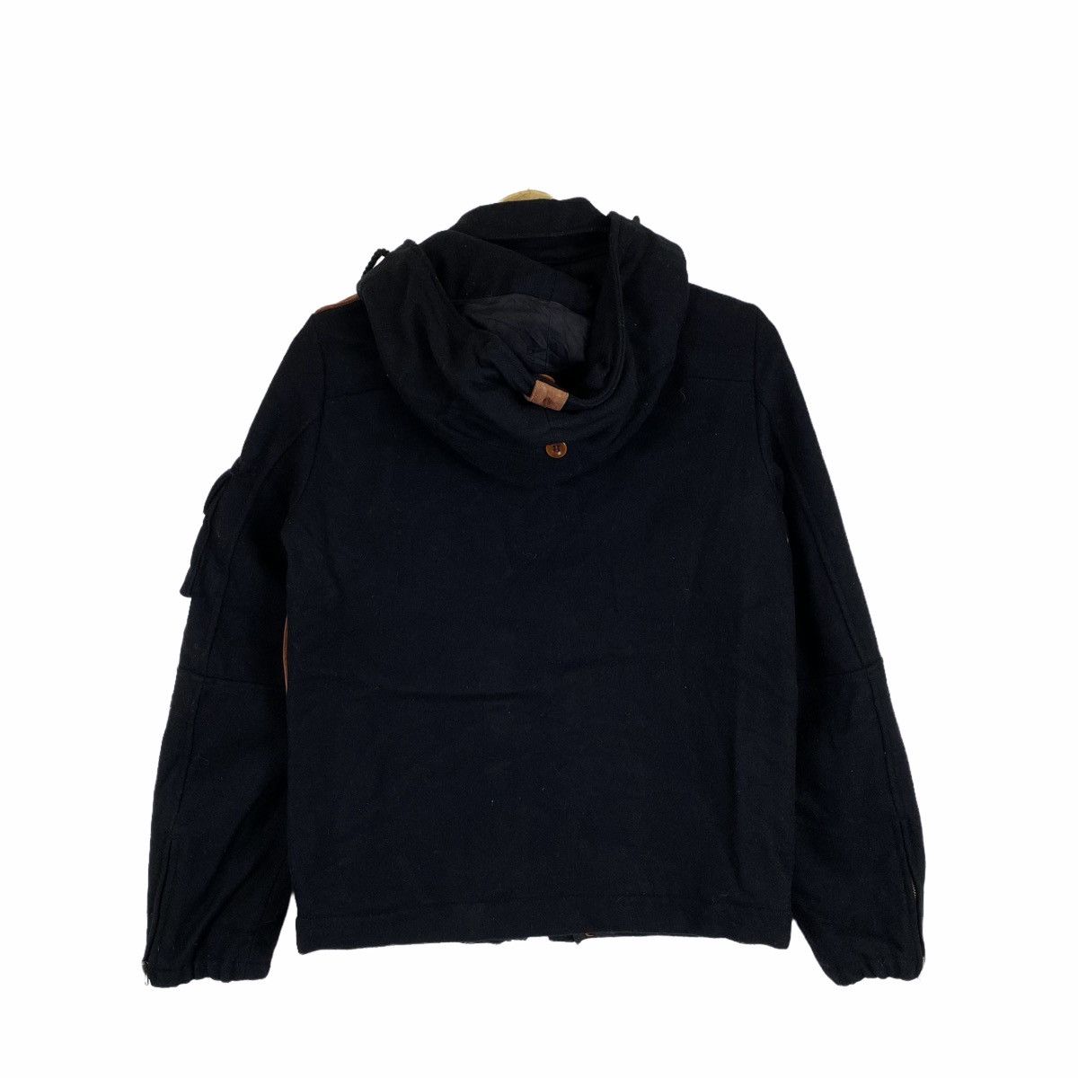 Pledge PLEDGE Japanese Brand Wool Workwear Design Hoodie Jacket Size US XS / EU 42 / 0 - 3 Thumbnail