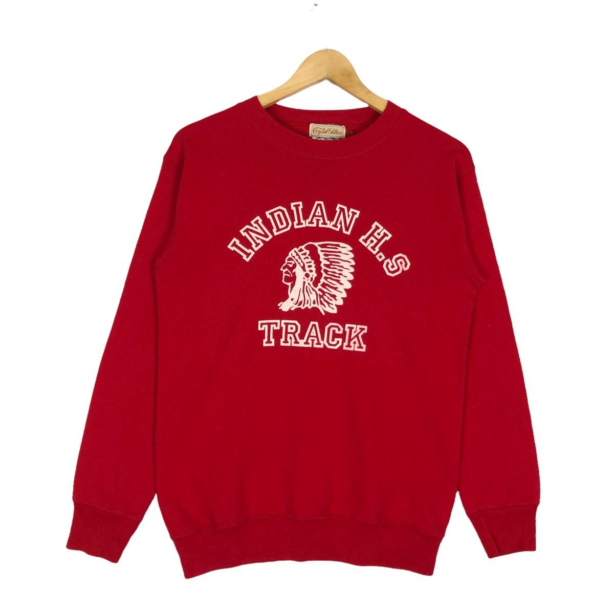Vintage Indian high School Track Sweatshirt Crewneck