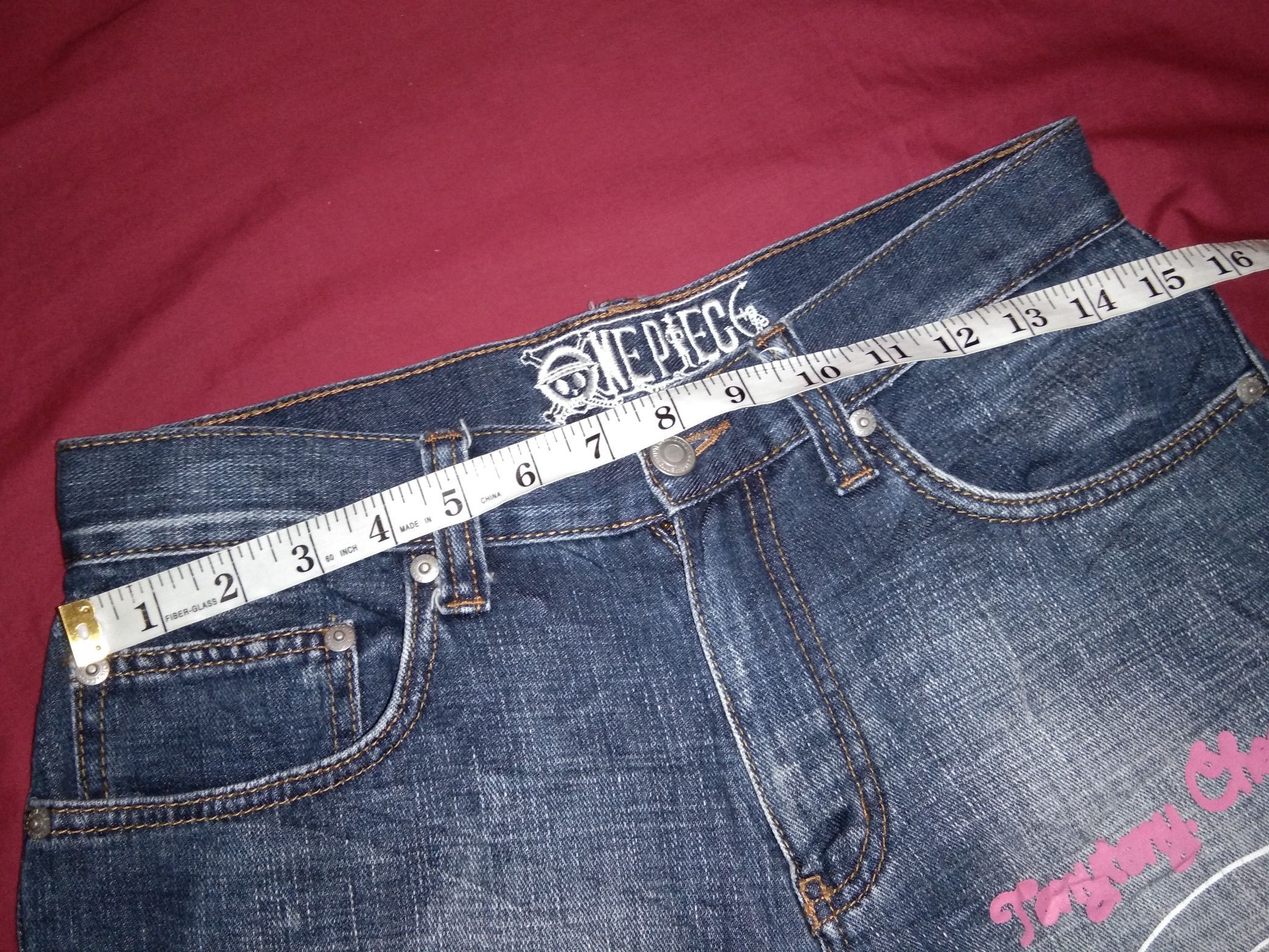 Japanese Brand × One Piece One Piece Short Pants Denim Jeans Tony Tony Chopper anime Size US 30 / EU 46 - 6 Thumbnail