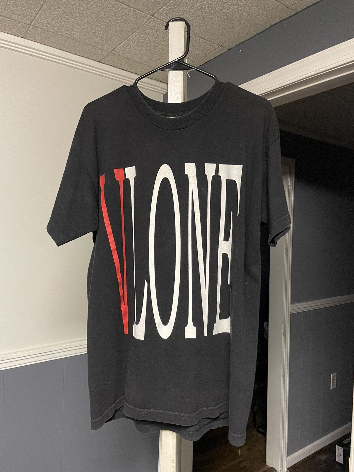 image of Vlone Reversible Stable Tee in Black, Men's (Size Medium)