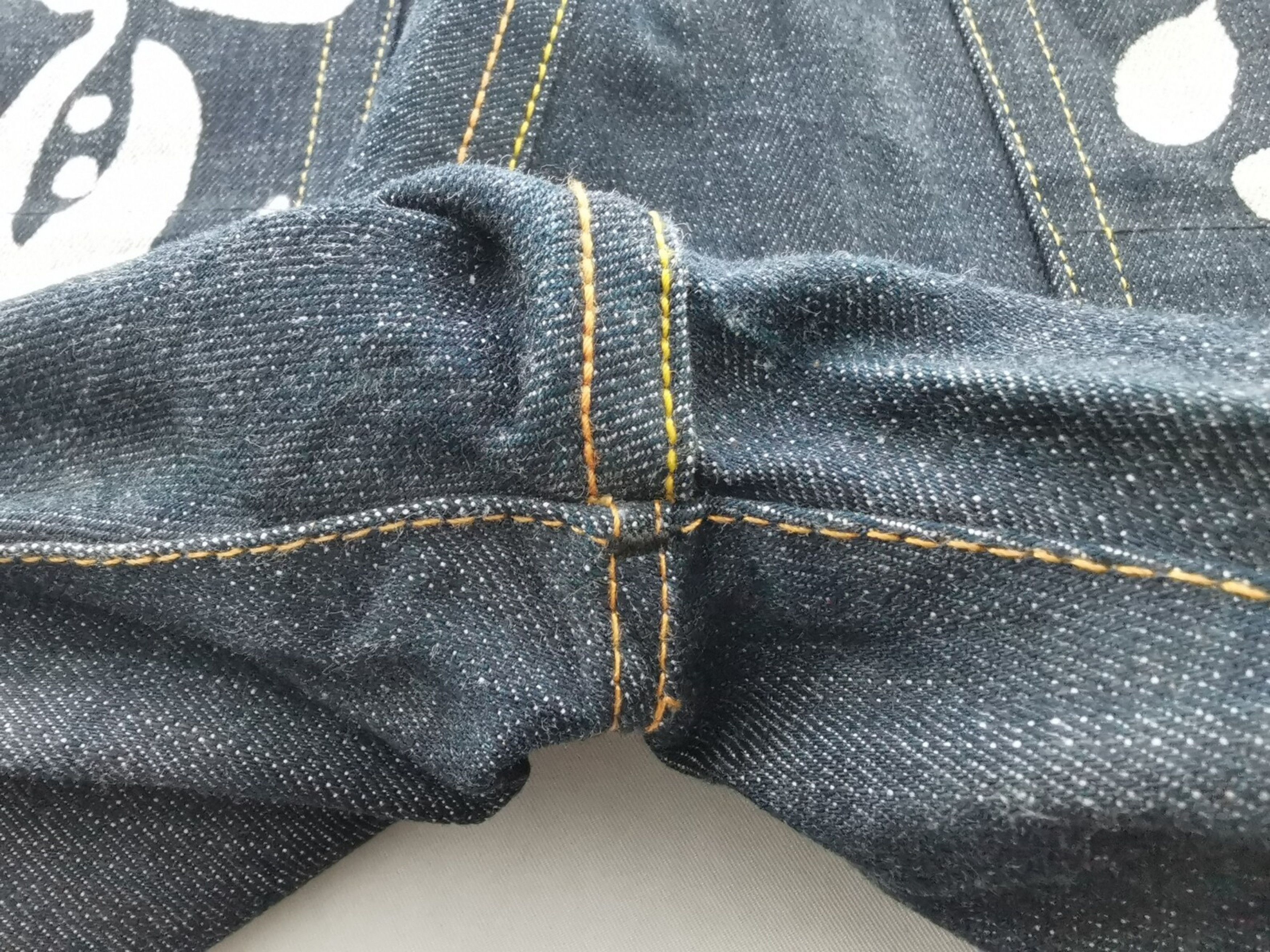 Evisu Evisu No3 Lot 2000 Denim Jeans Size 37/38x34.5 Size US 37 - 8 Thumbnail