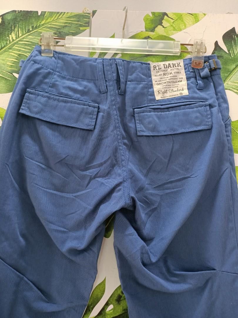 Japanese Brand Re Dark "LUS RETRACT" Blue Ankle Pants W28–30 L37 Size US 28 / EU 44 - 5 Thumbnail