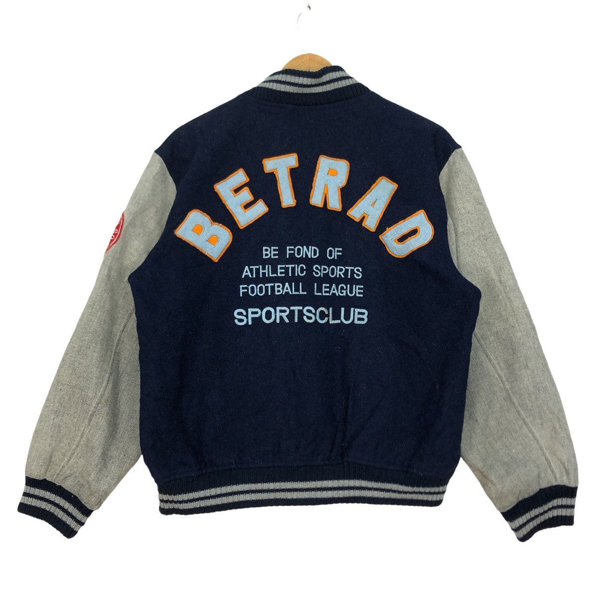 Vtg BETRAD Champion League Campus Football Varsity Jacket