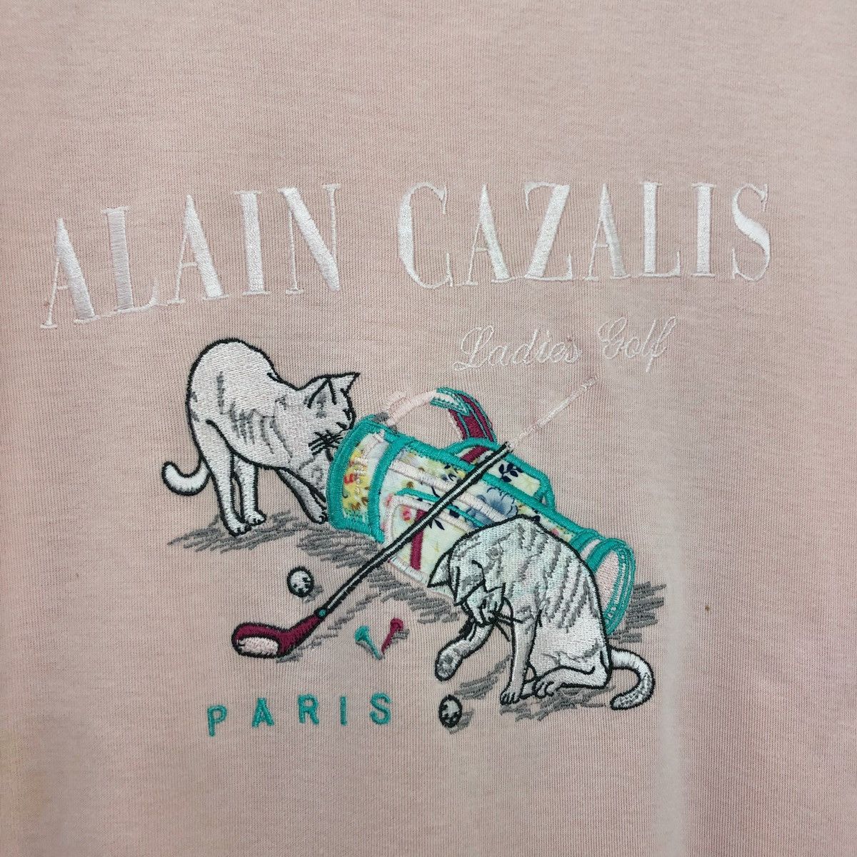 Japanese Brand Alain Cazalis Crewneck ShortSleeve Jumper Sweater Size S Size US S / EU 44-46 / 1 - 7 Thumbnail