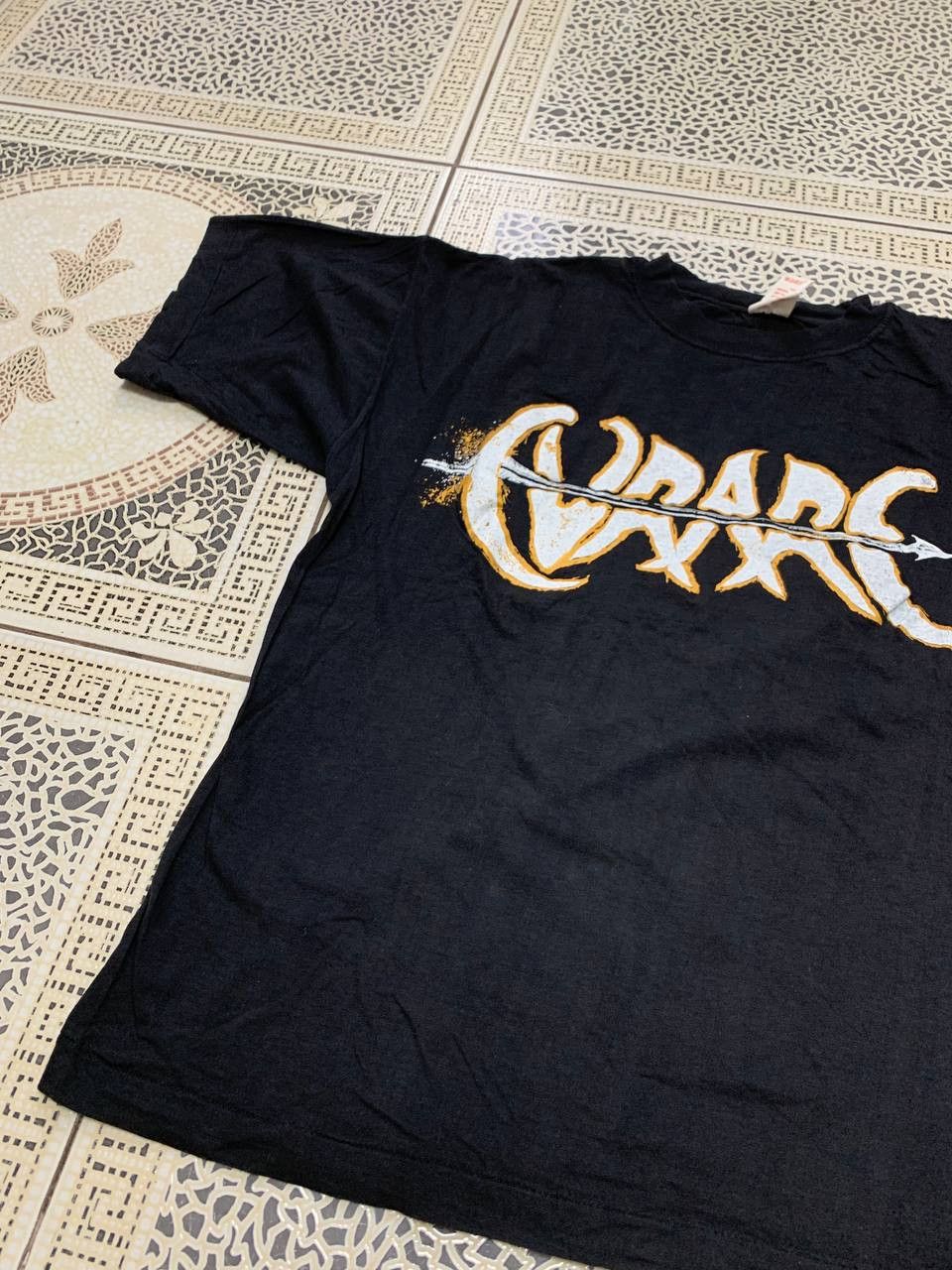 Band Tees Curare Just A Scratch 1991 vintage tee Size US L / EU 52-54 / 3 - 10 Thumbnail