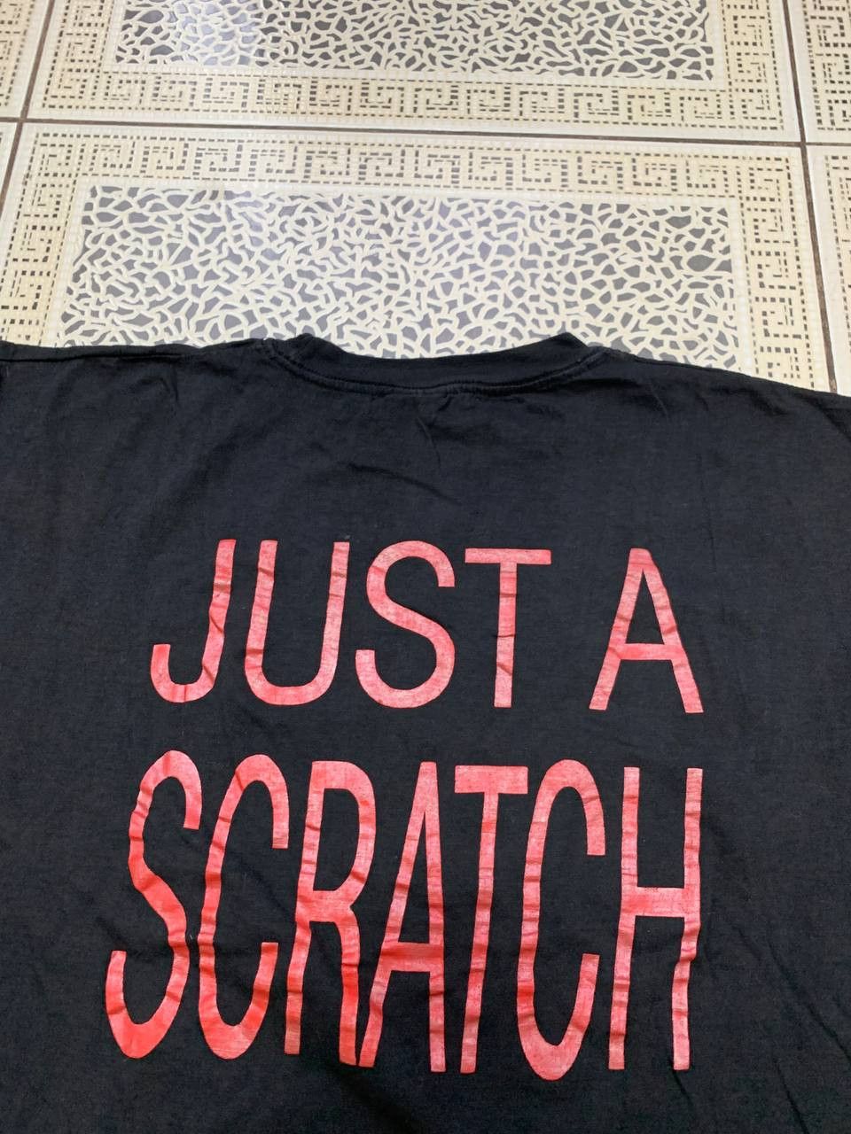 Band Tees Curare Just A Scratch 1991 vintage tee Size US L / EU 52-54 / 3 - 12 Thumbnail