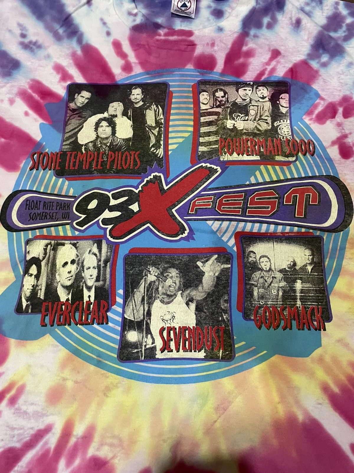 Band Tees × Vintage VTG x Powerman 5000 x Everclear x Sevendust x Godsmack Tee Size US XL / EU 56 / 4 - 8 Thumbnail