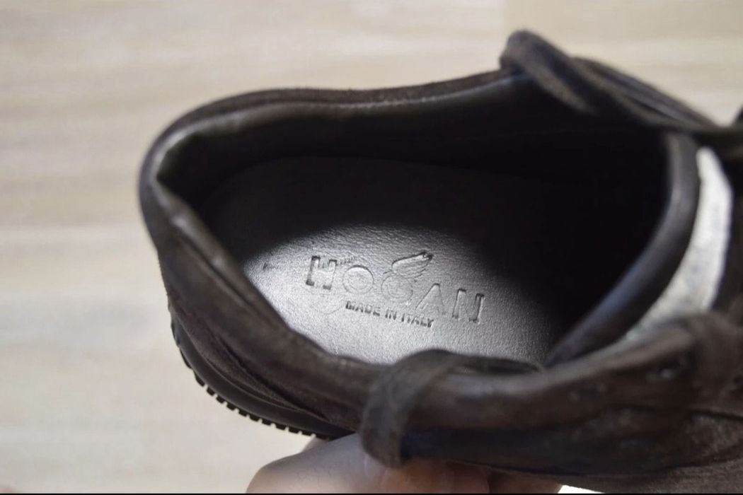 Hogan Hogan brown leather shoes 3738 size made in Italy Grailed