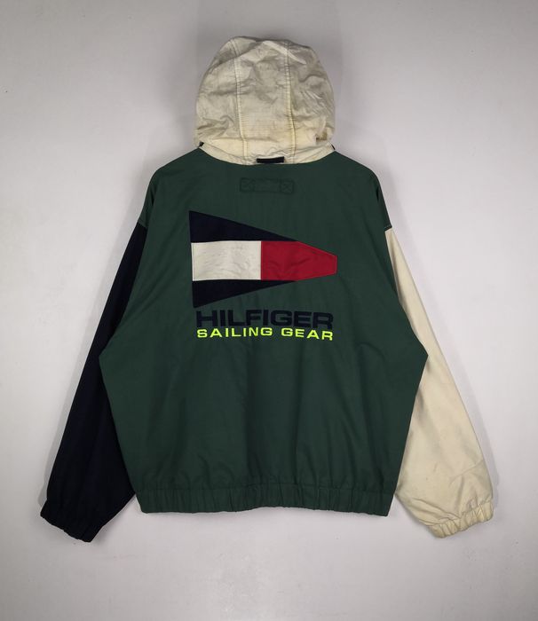 Vintage Vintage 90s Tommy Hilfiger Sailing Gear Jacket Hoodie Grailed
