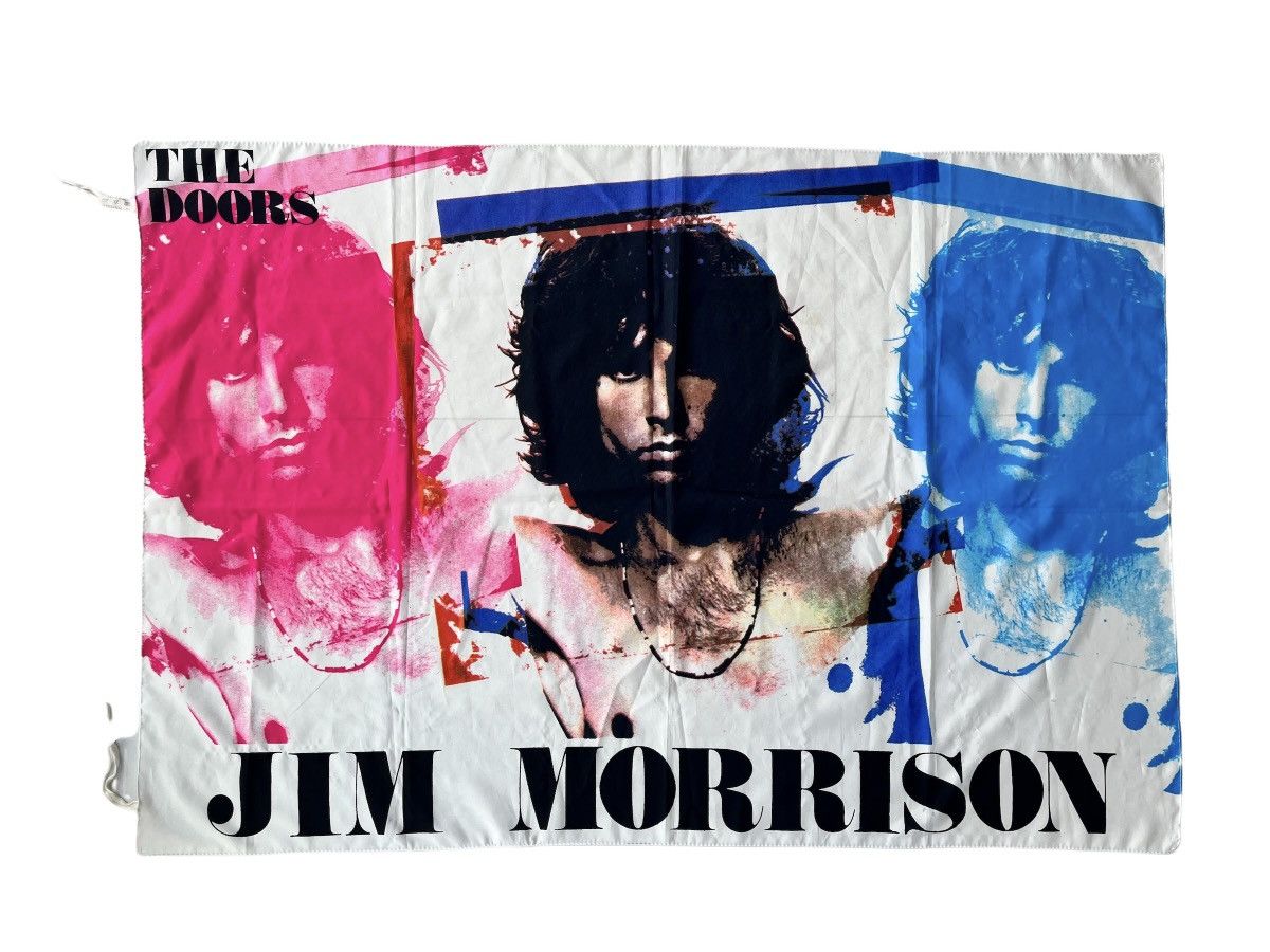Vintage The Doors x Jim Morrison Fandom Shawl Grailed