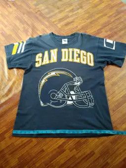Vintage SUMMER OUTFITS VTG 97 SAN DIEGO CHARGERS BIG LOGO Size US L / EU 52-54 / 3 - 6 Thumbnail