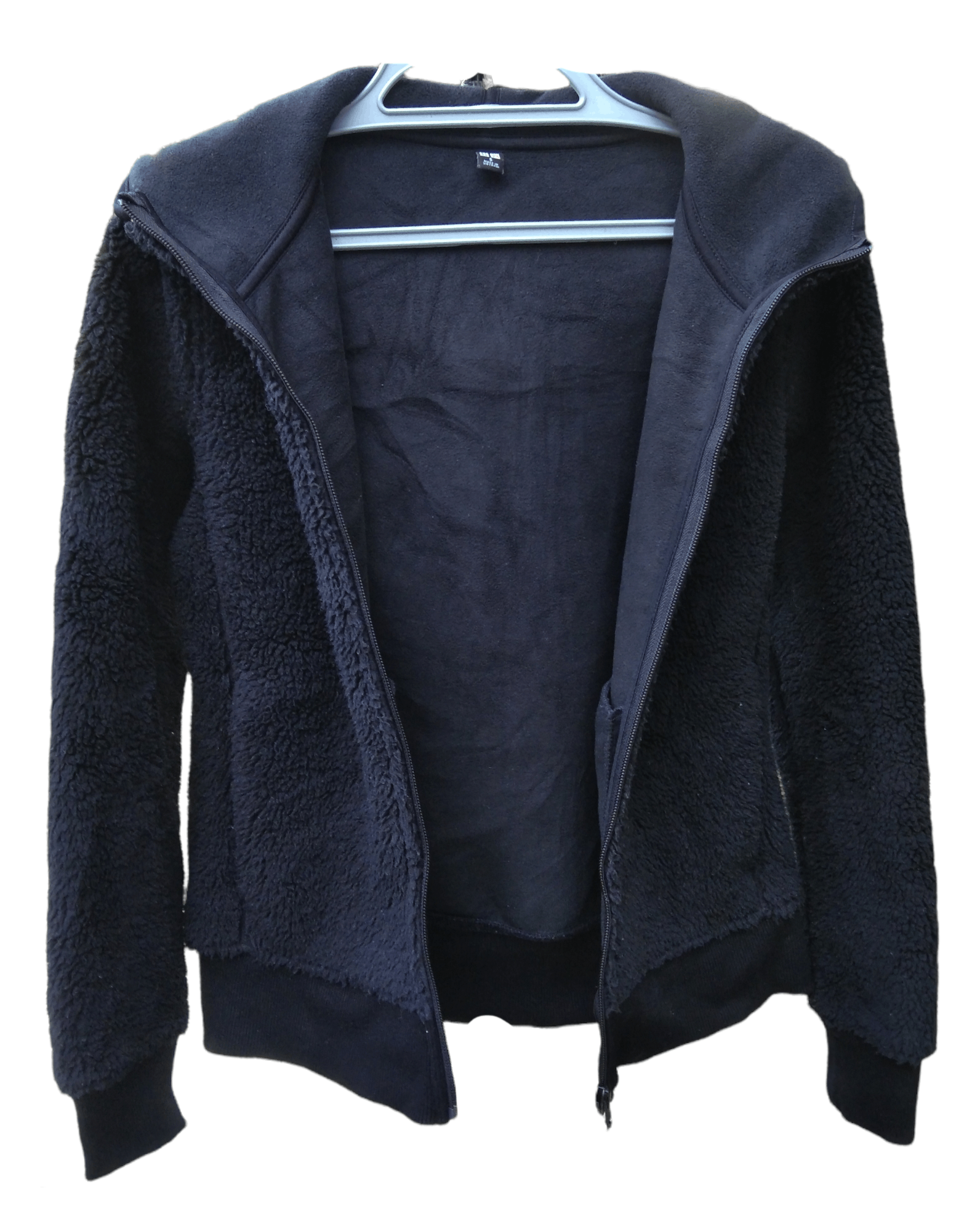 UNIGLO DEEP PILE SHERPA HOODIE JACKET