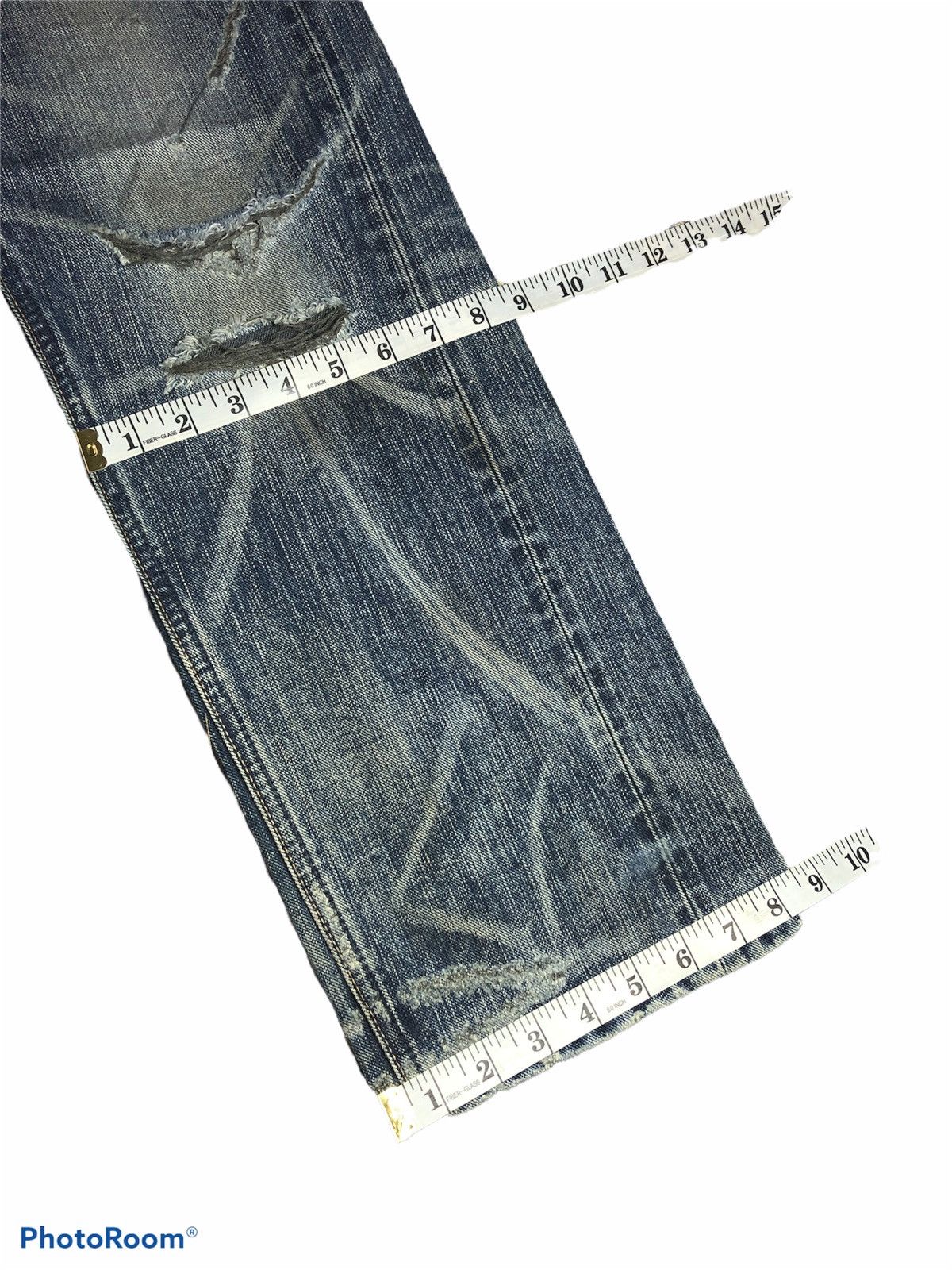 Edwin VINTAGE EDWIN BLUE TRIP DISTRESSED DENIM Size US 31 - 9 Thumbnail